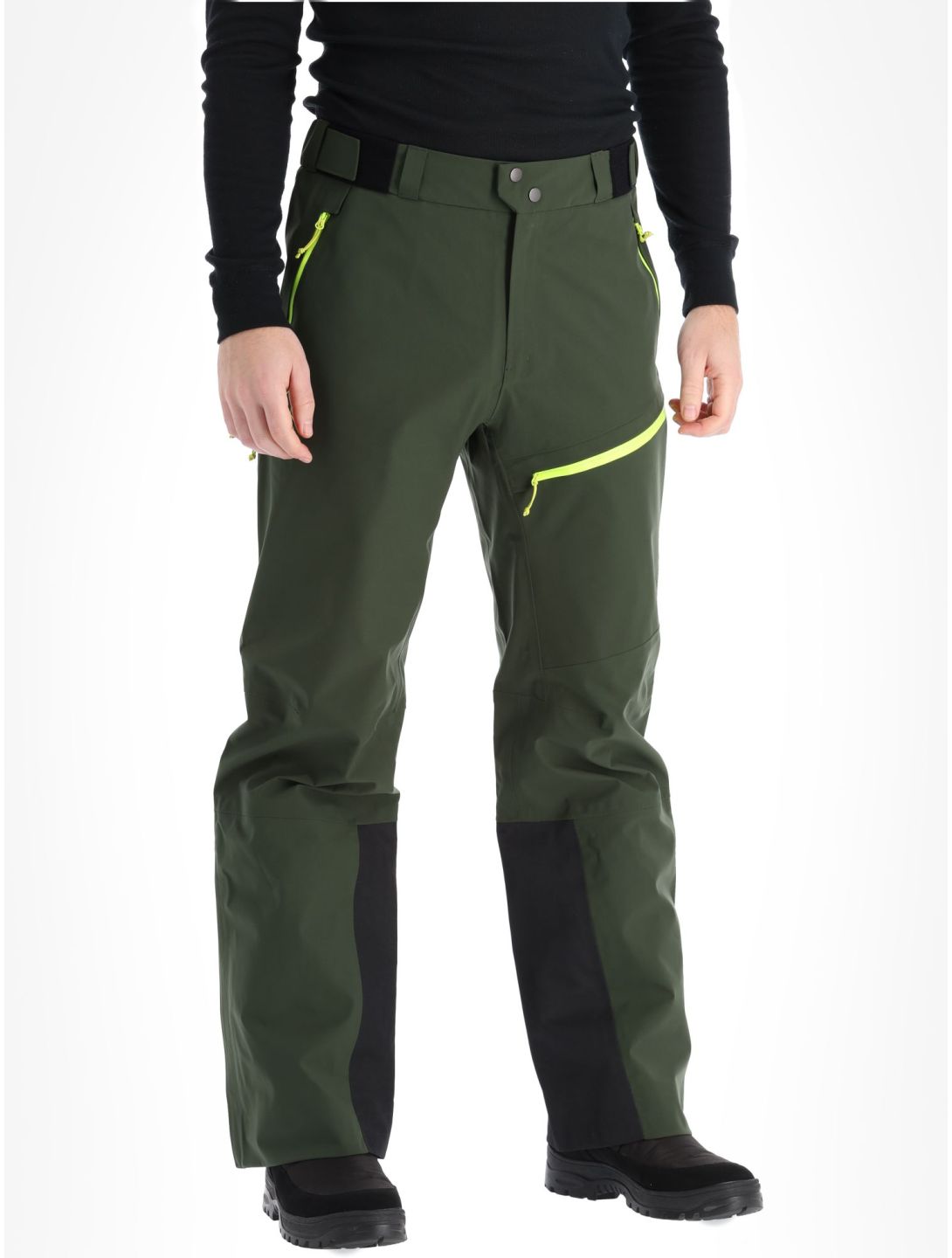 Rock Experience, Rockmantic skibroek heren Kombu Green / Safety Yellow geel, groen 