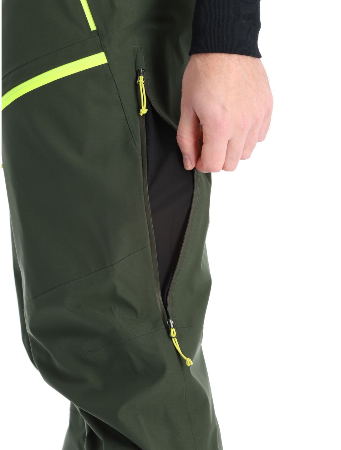 Rock Experience, Rockmantic skibroek heren Kombu Green / Safety Yellow geel, groen 