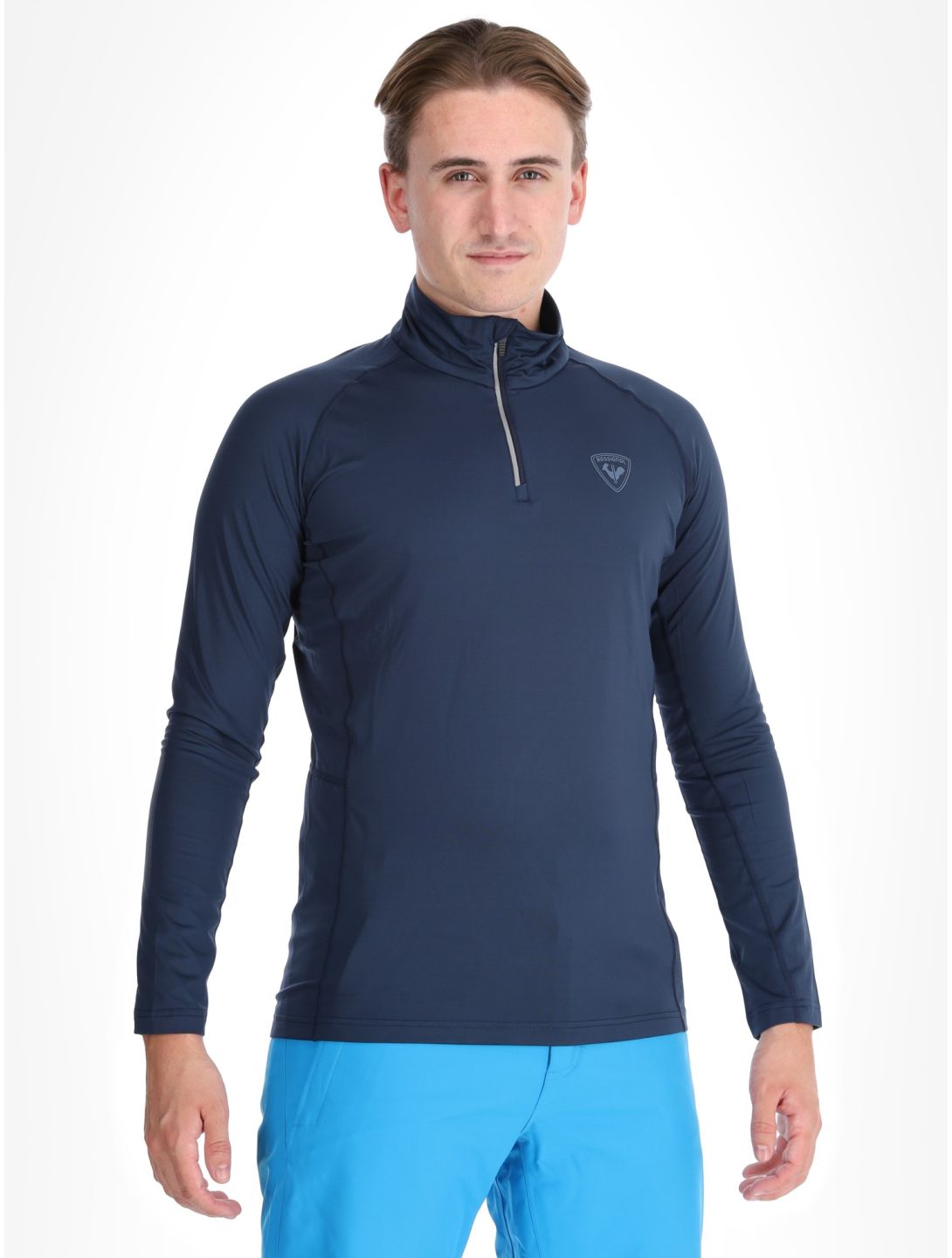 Rossignol, Classique 1/2 Zip GA Ski pully heren Dark Navy Blauw 