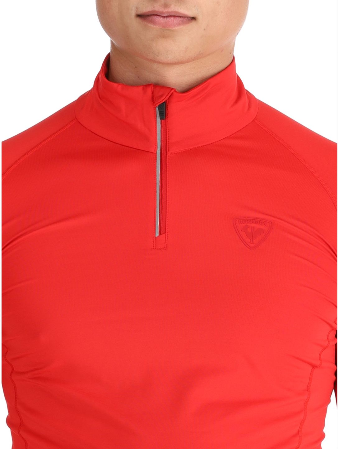 Rossignol, Classique 1/2 Zip GA Ski pully heren Sports Red Rood 