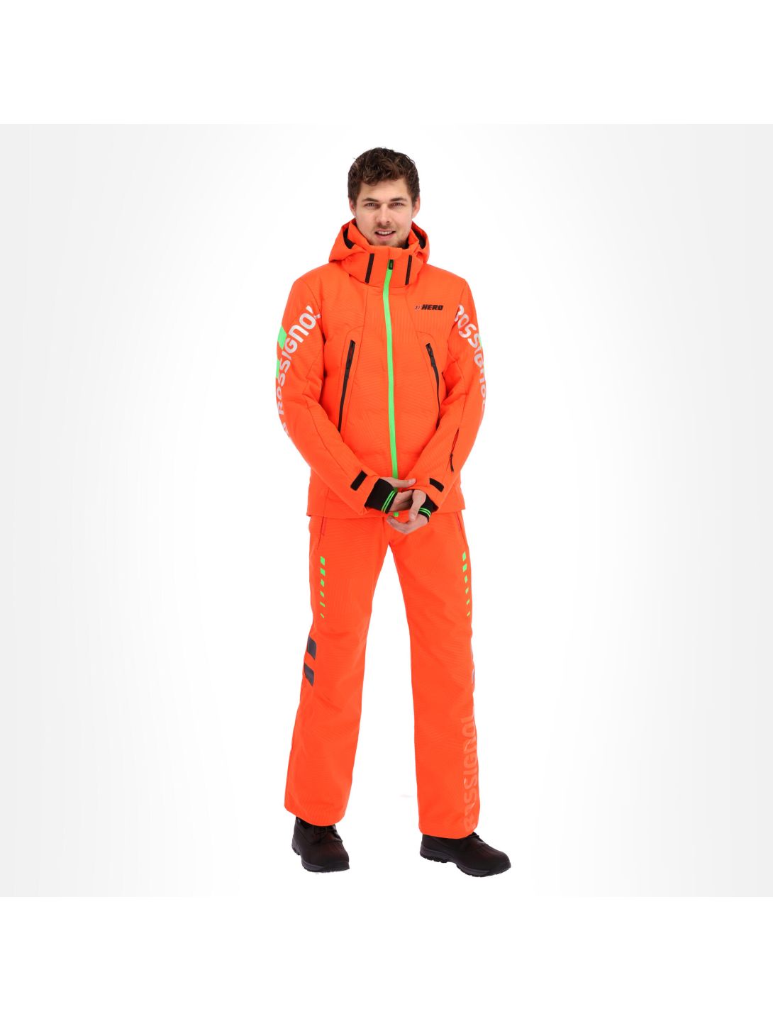 Rossignol, Hero Depart Jkt ski-jas heren neon rood 