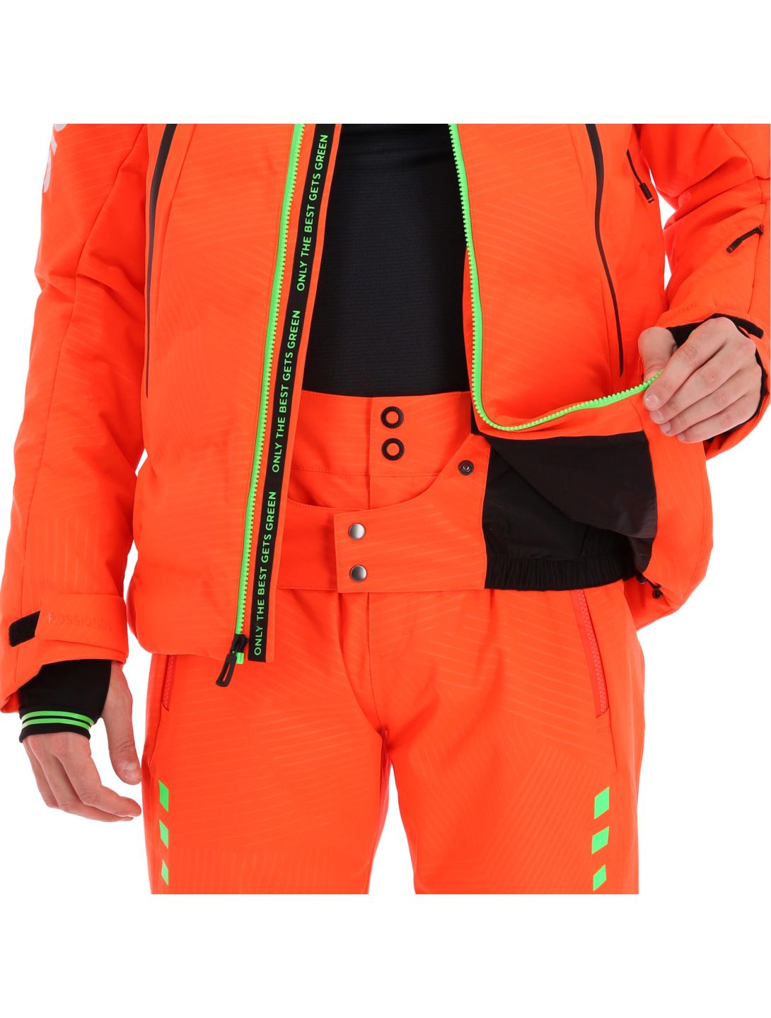 Rossignol, Hero Depart Jkt ski-jas heren neon rood 