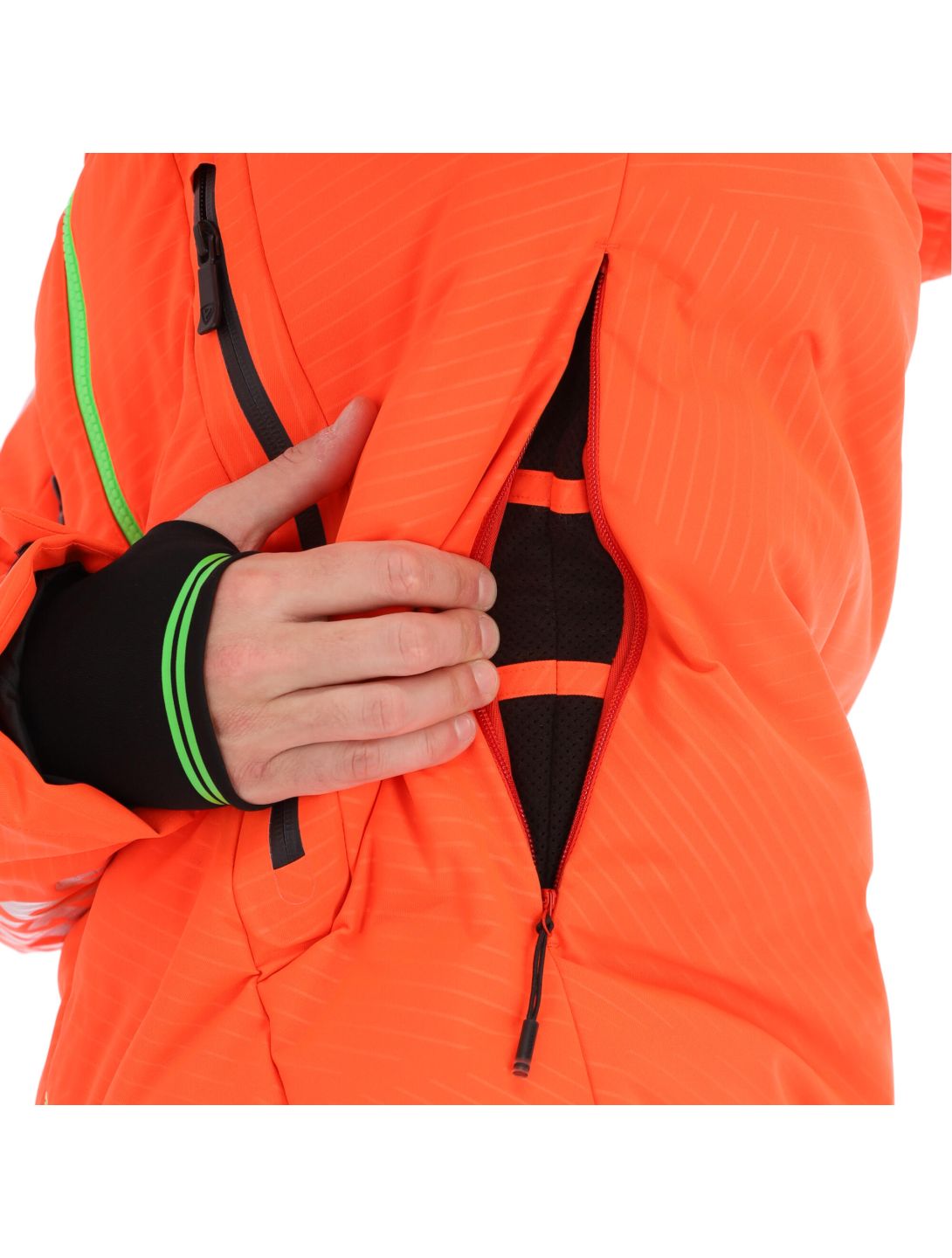 Rossignol, Hero Depart Jkt ski-jas heren neon rood 