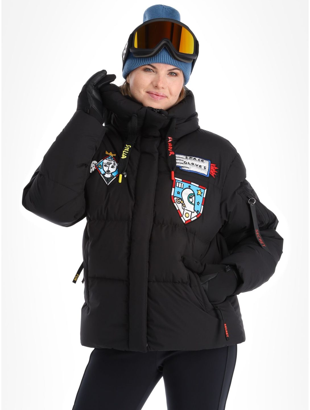 Rossignol, JC De Castelbajac Modul Down Bomber ski-jas dames Black zwart 