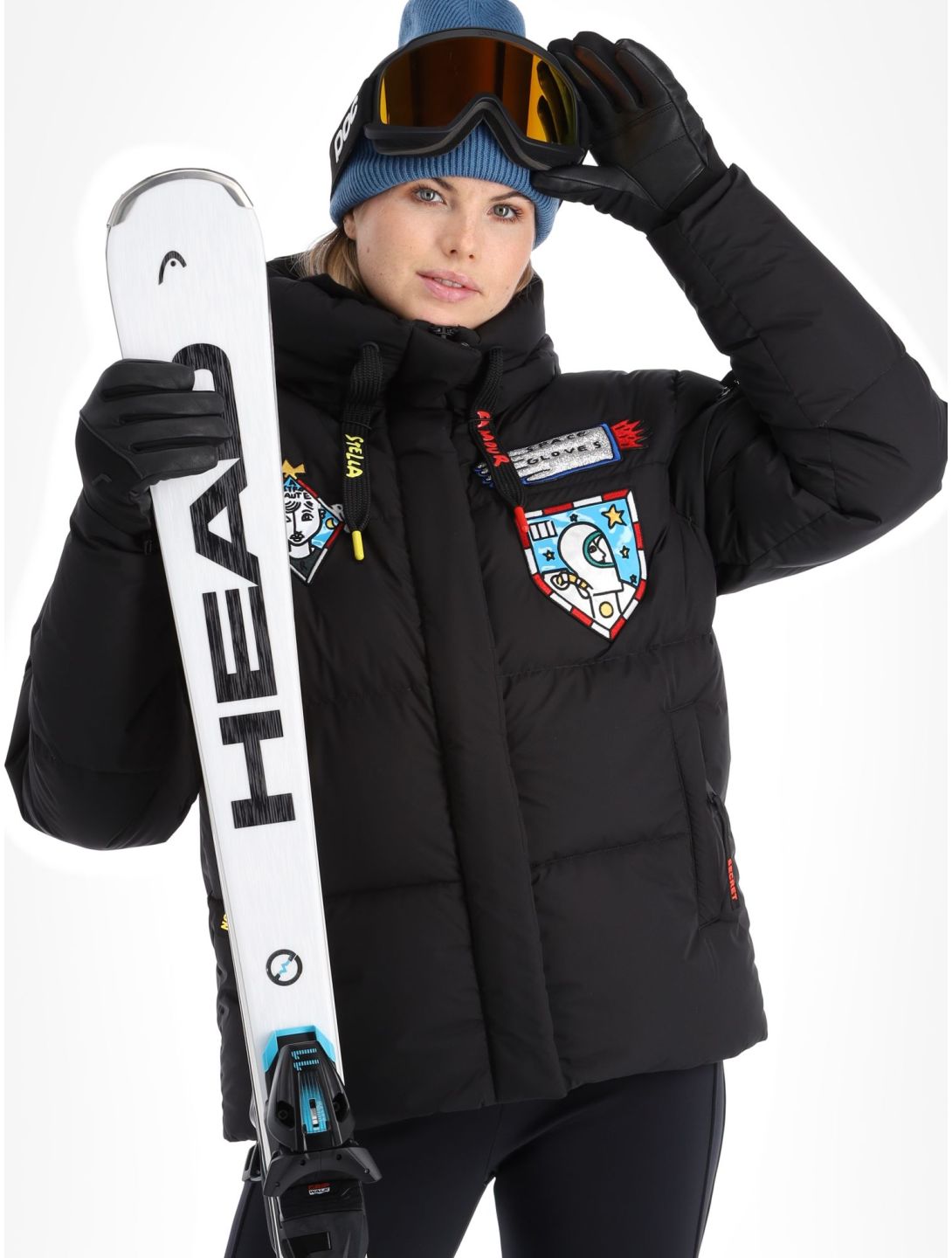 Rossignol, JC De Castelbajac Modul Down Bomber ski-jas dames Black zwart 