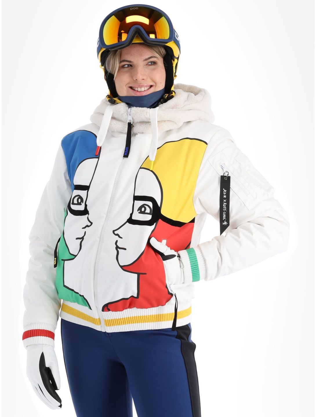 Rossignol, JC De Castelbajac Space Bomber ski-jas dames White wit 