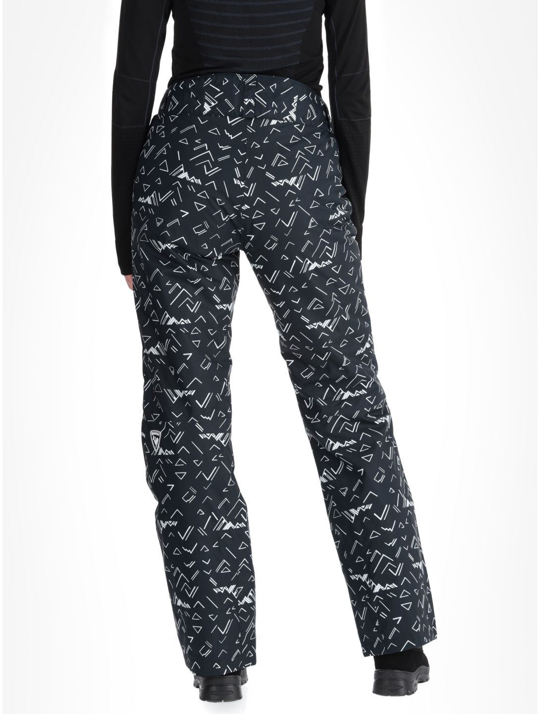 Rossignol, W Staci Print BA Skibroek Gevoerd dames Black Zwart 