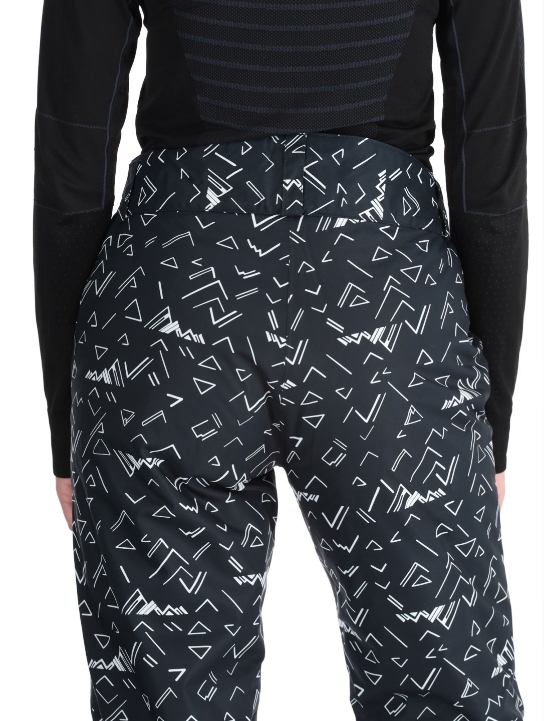 Rossignol, W Staci Print BA Skibroek Gevoerd dames Black Zwart 