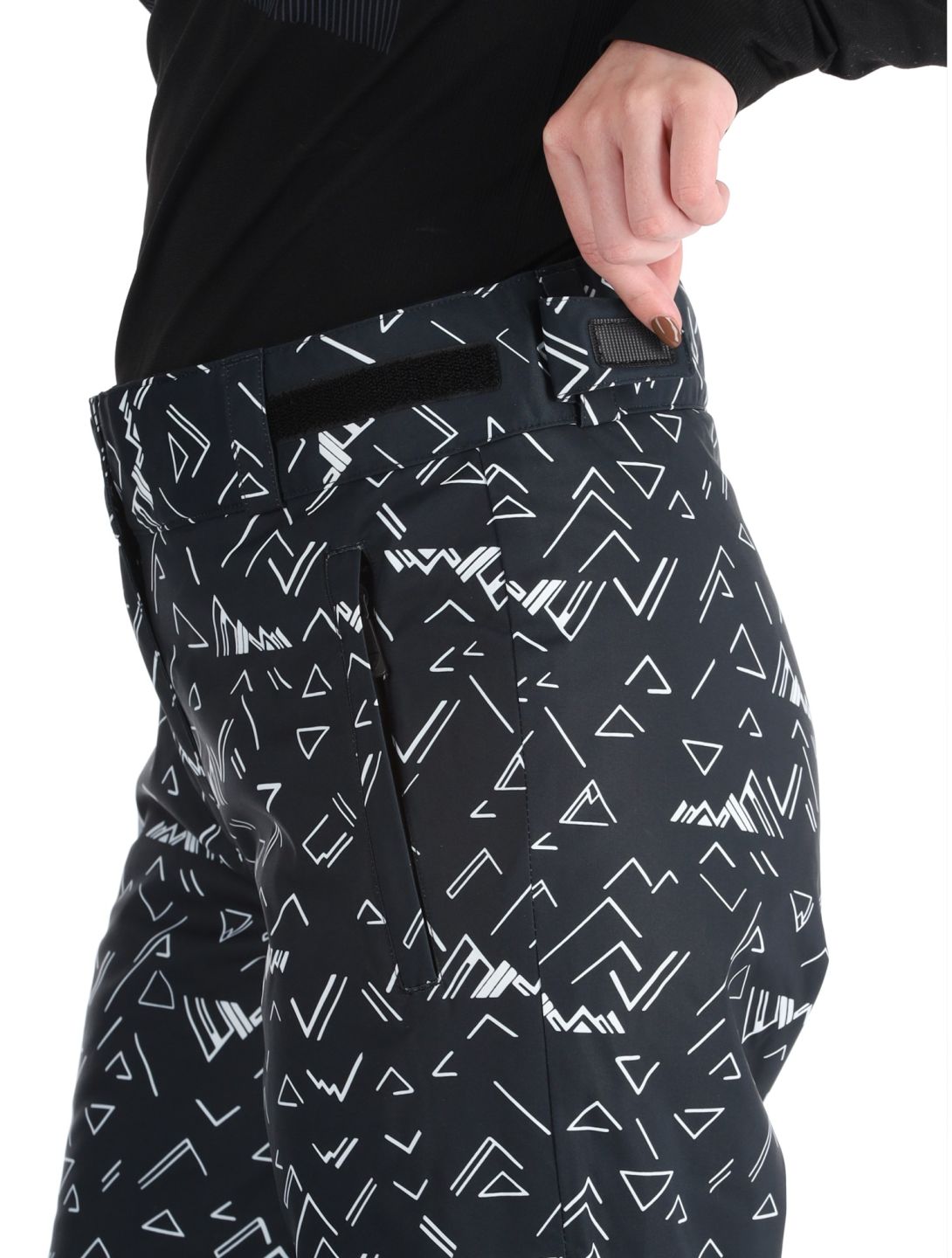 Rossignol, W Staci Print BA Skibroek Gevoerd dames Black Zwart 