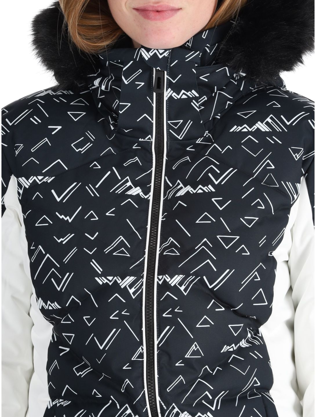 Rossignol, W Staci Print Puffy AA Jas gevoerd dames Black Zwart 