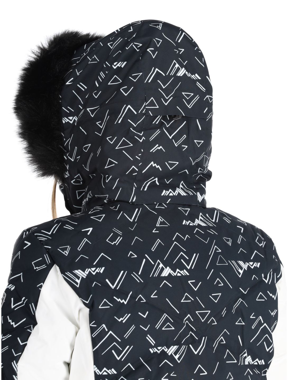 Rossignol, W Staci Print Puffy AA Jas gevoerd dames Black Zwart 