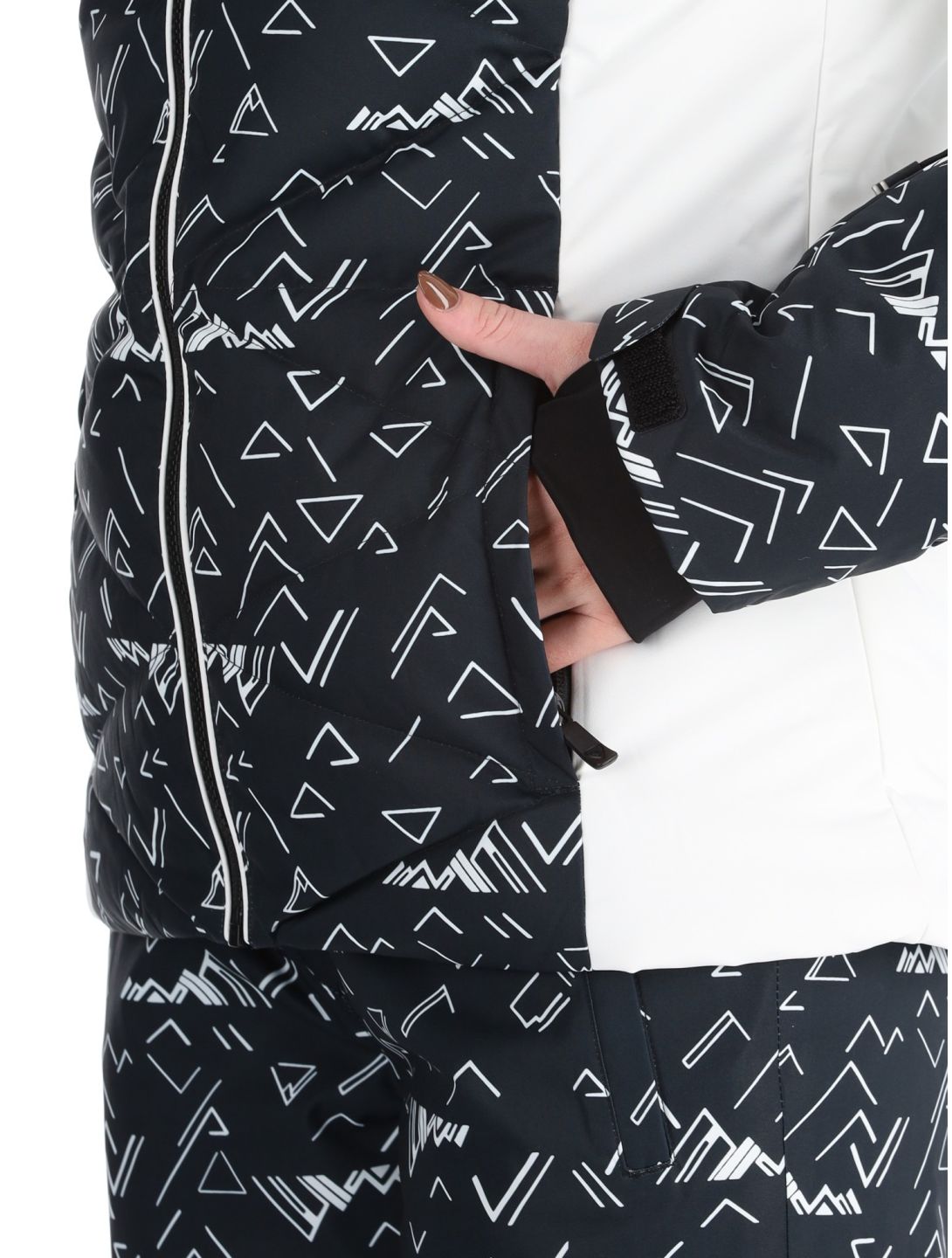 Rossignol, W Staci Print Puffy AA Jas gevoerd dames Black Zwart 