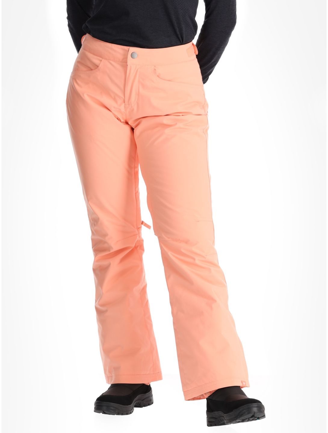 Roxy, Backyard BA Skibroek Gevoerd dames Peach Pink Roze 