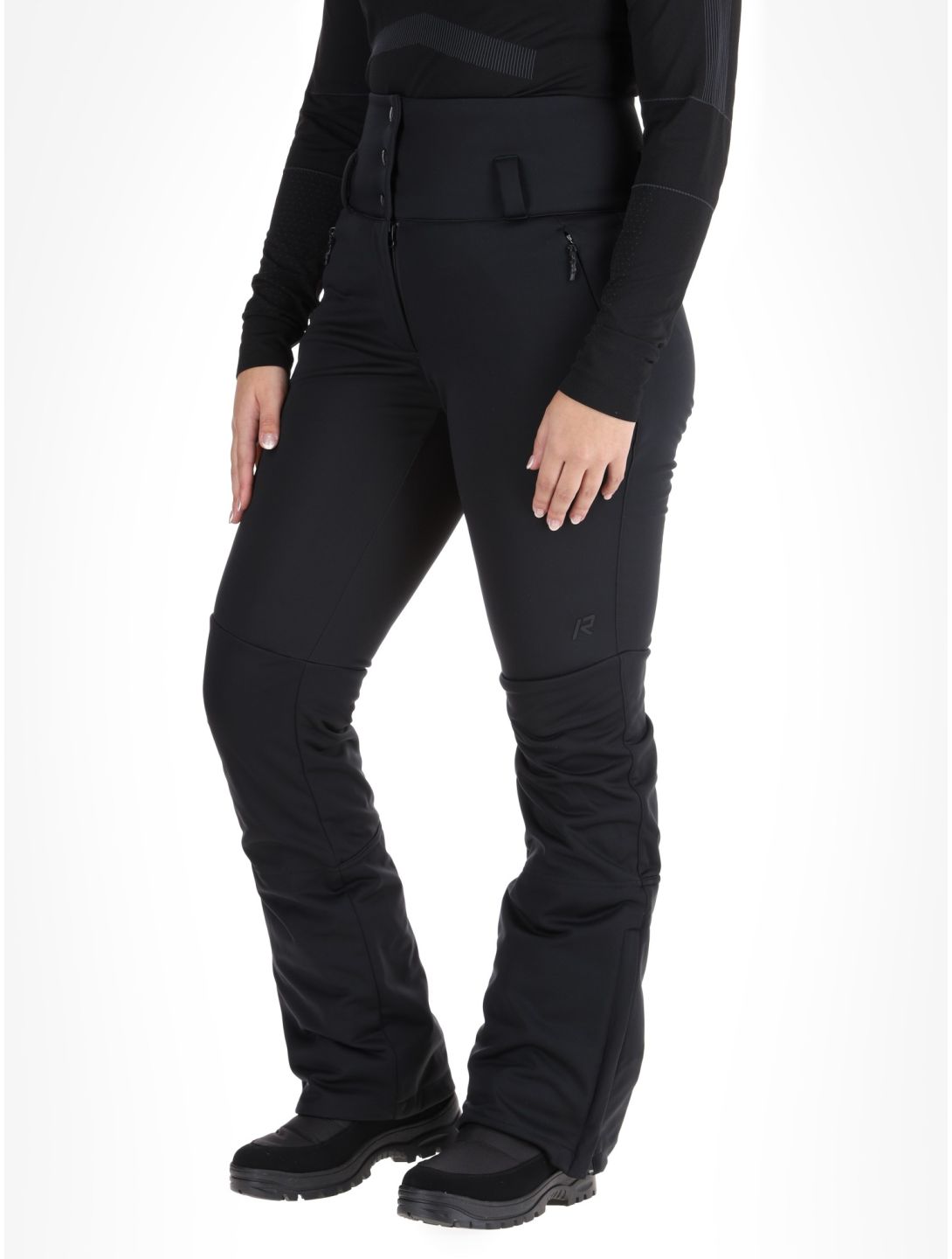 Rukka, Soikko softshell skibroek dames Basic Black zwart 