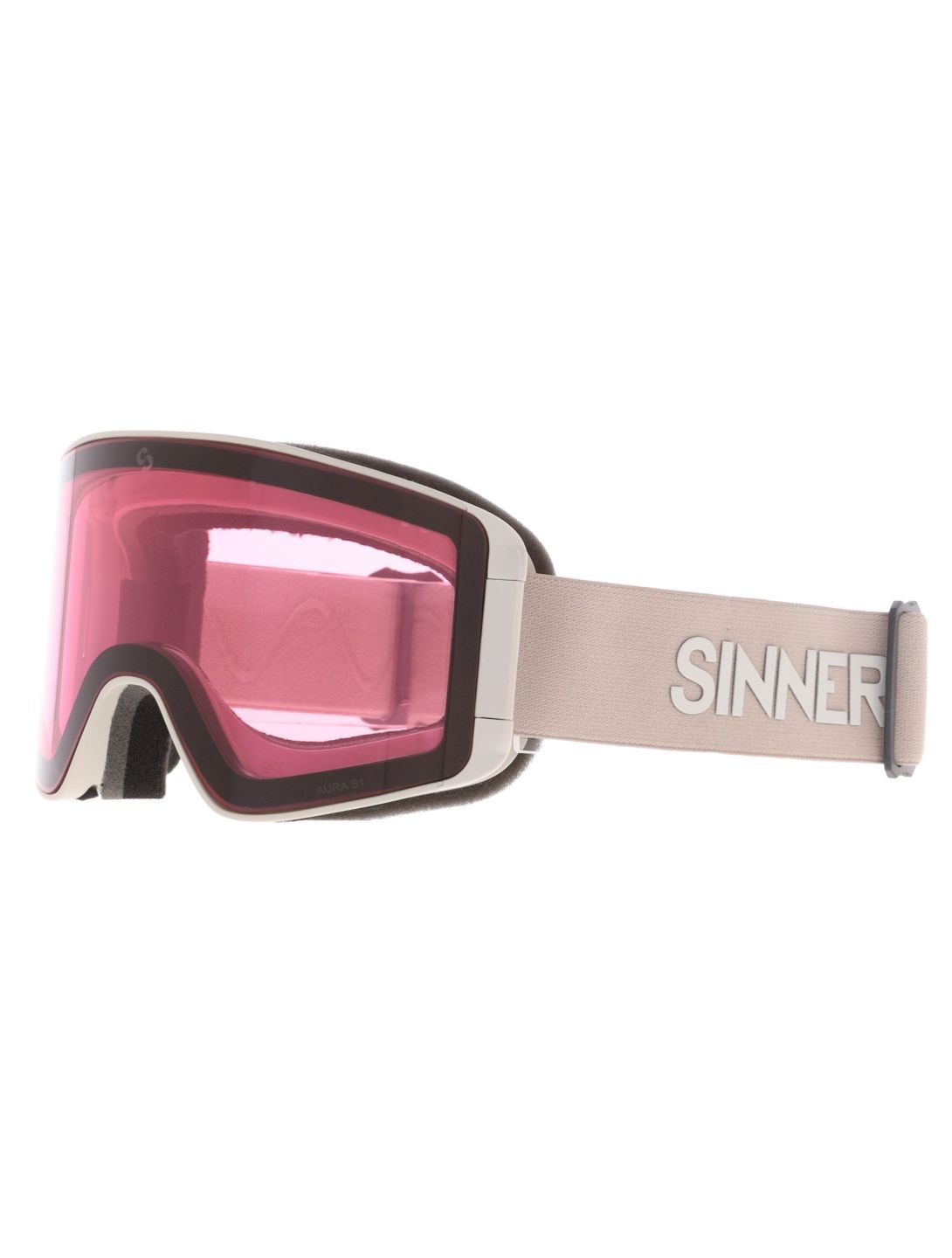 Sinner, Aura PA Goggles extra lens unisex Matt Light Beige Beige 