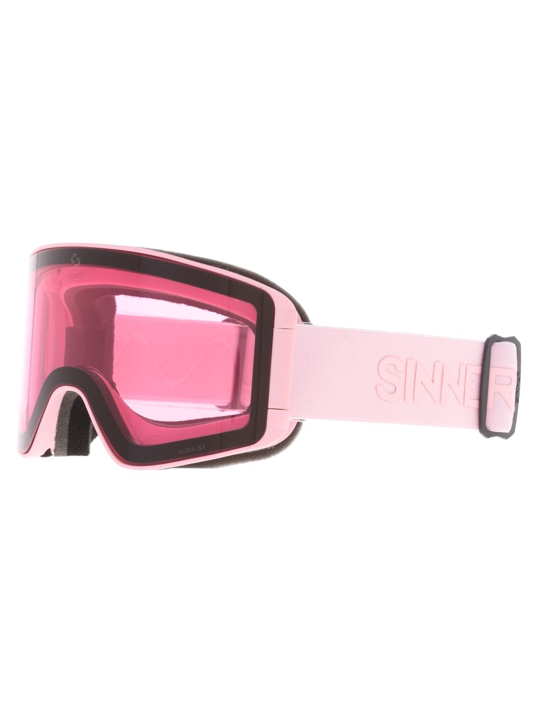 Sinner, Aura PA Goggles extra lens unisex Matt Pink Roze 