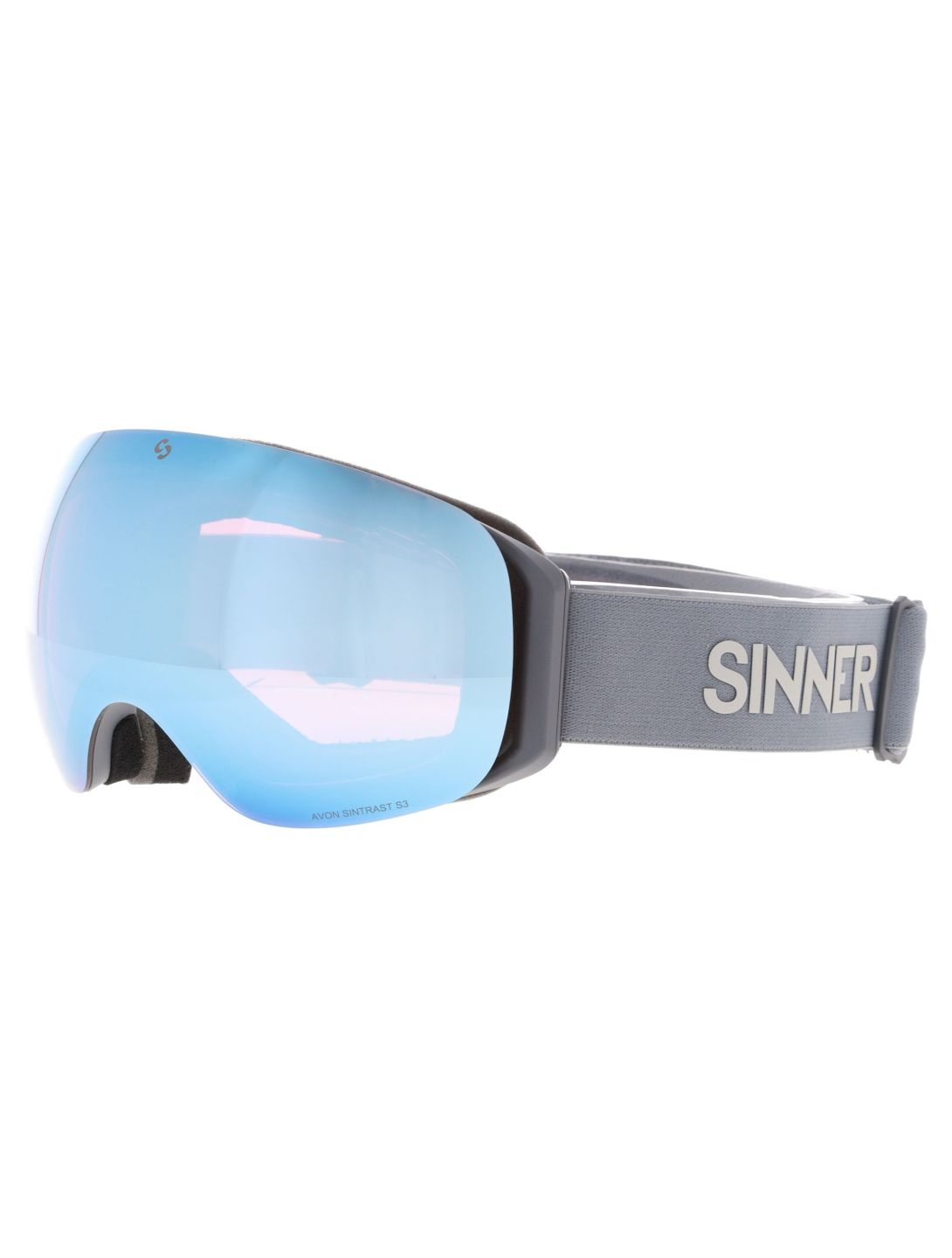 Sinner, Avon PA Goggles unisex Matt Dark Grey Grijs 