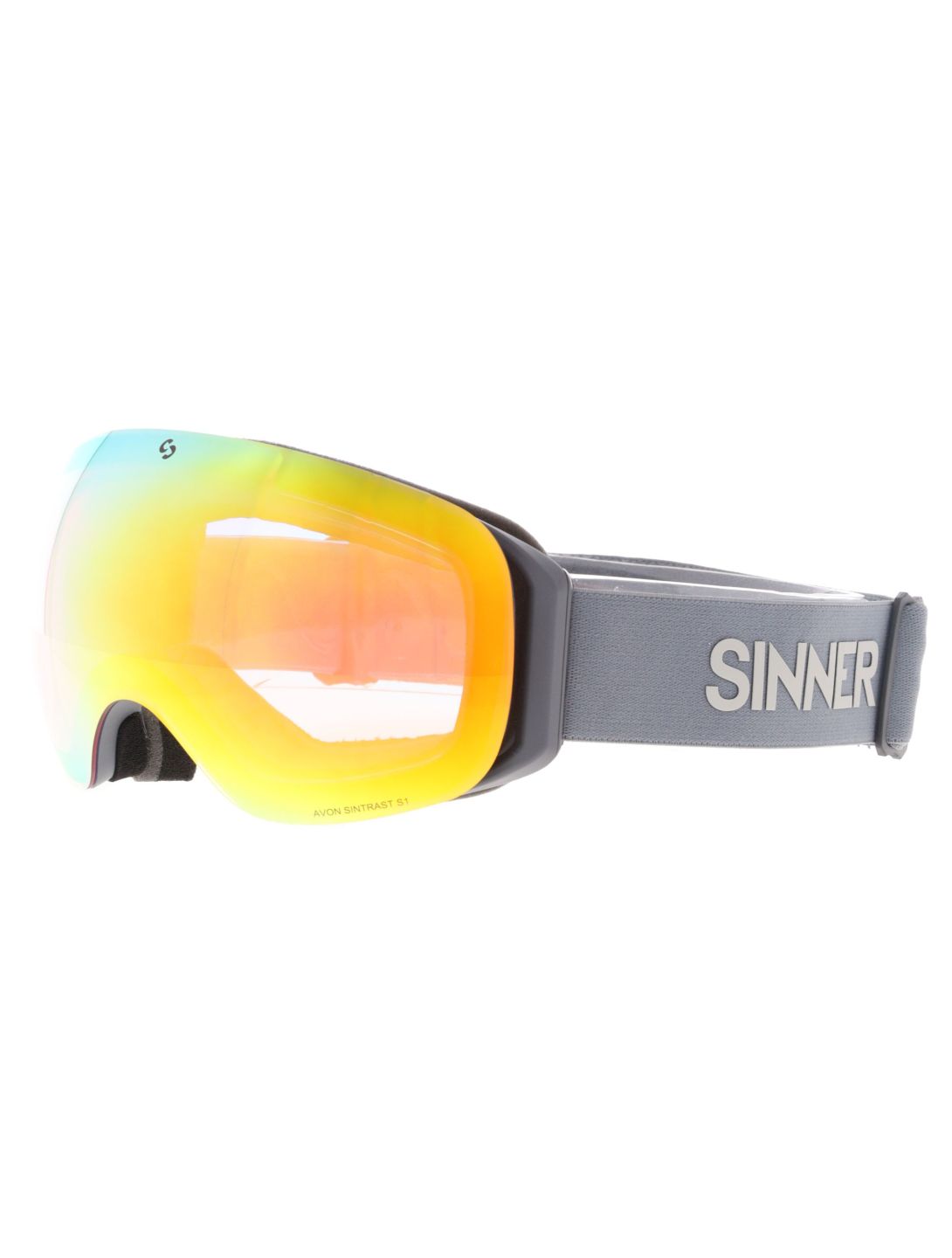 Sinner, Avon PA Goggles unisex Matt Dark Grey Grijs 