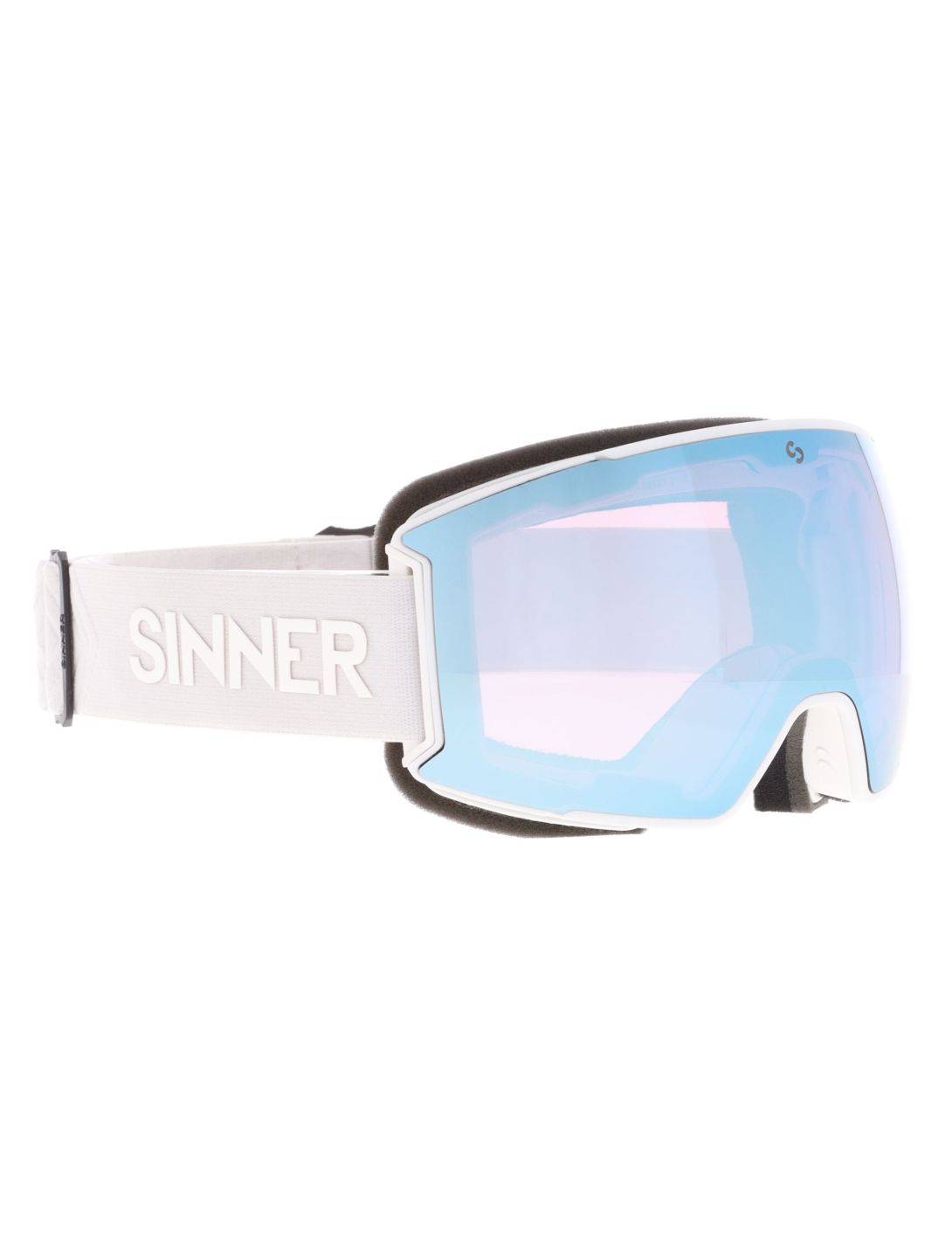 Sinner, Boreas PA Goggles extra lens unisex Matt White Wit 