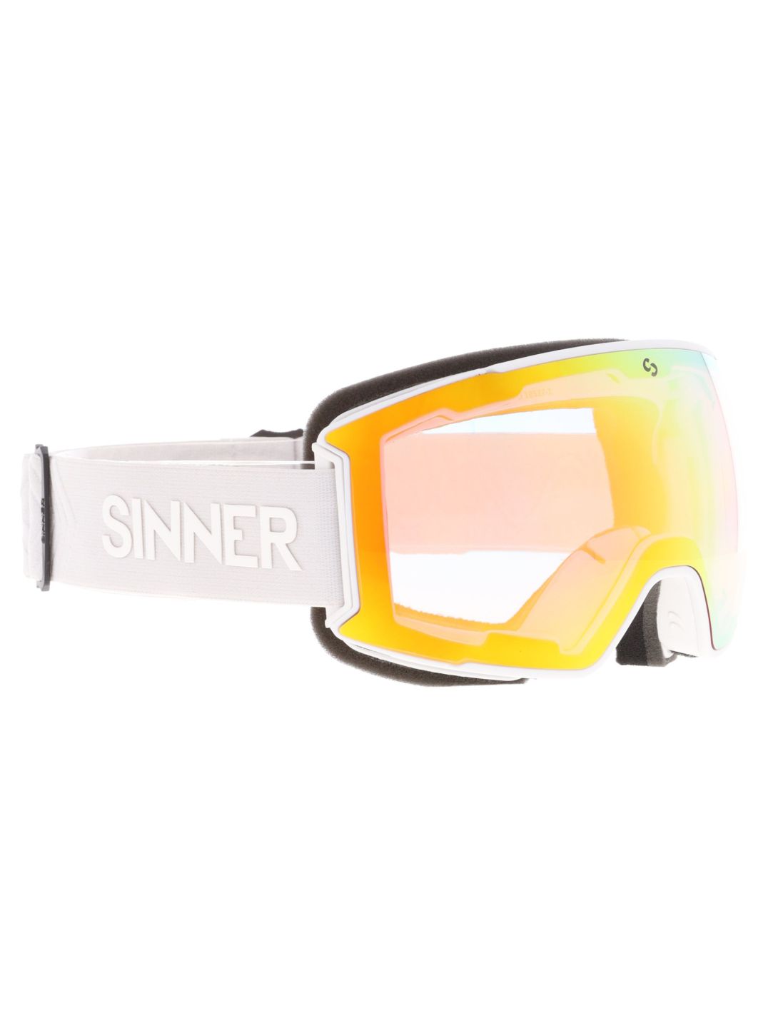 Sinner, Boreas PA Goggles extra lens unisex Matt White Wit 