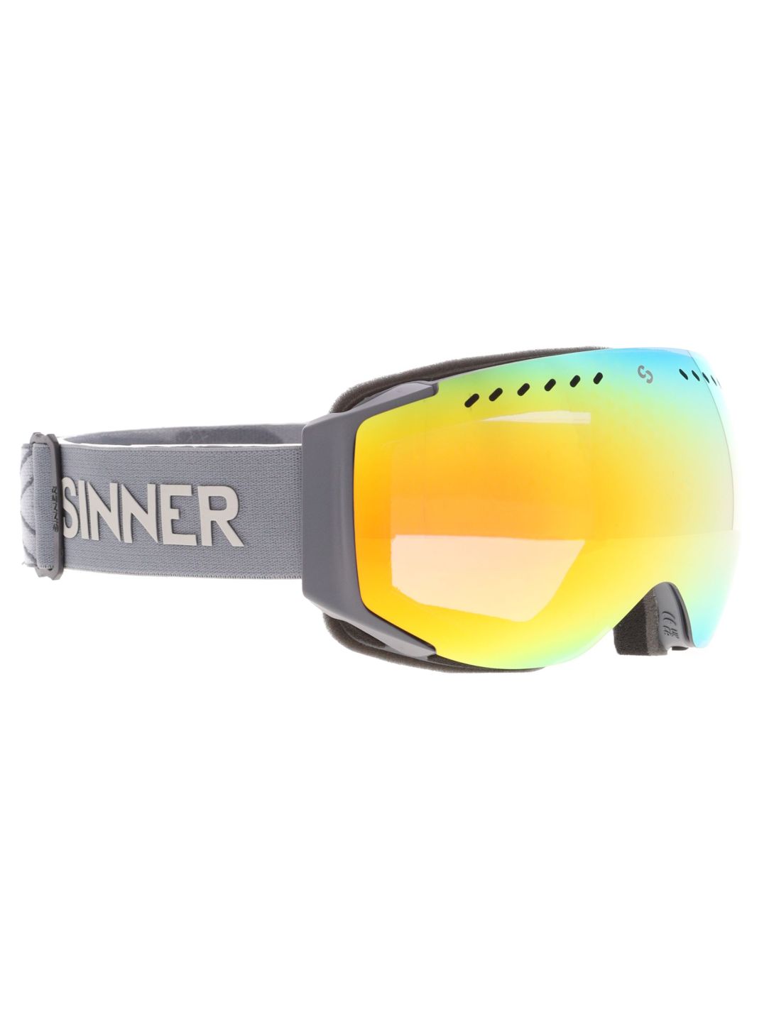 Sinner, Emerald PA Goggles unisex Matt Dark Grey Grijs 