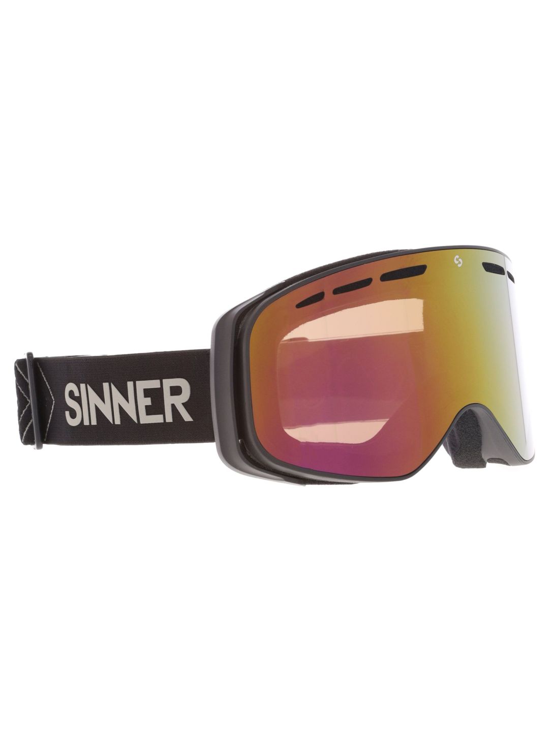 Sinner, Olympia PA Goggles unisex Matt Black Zwart 