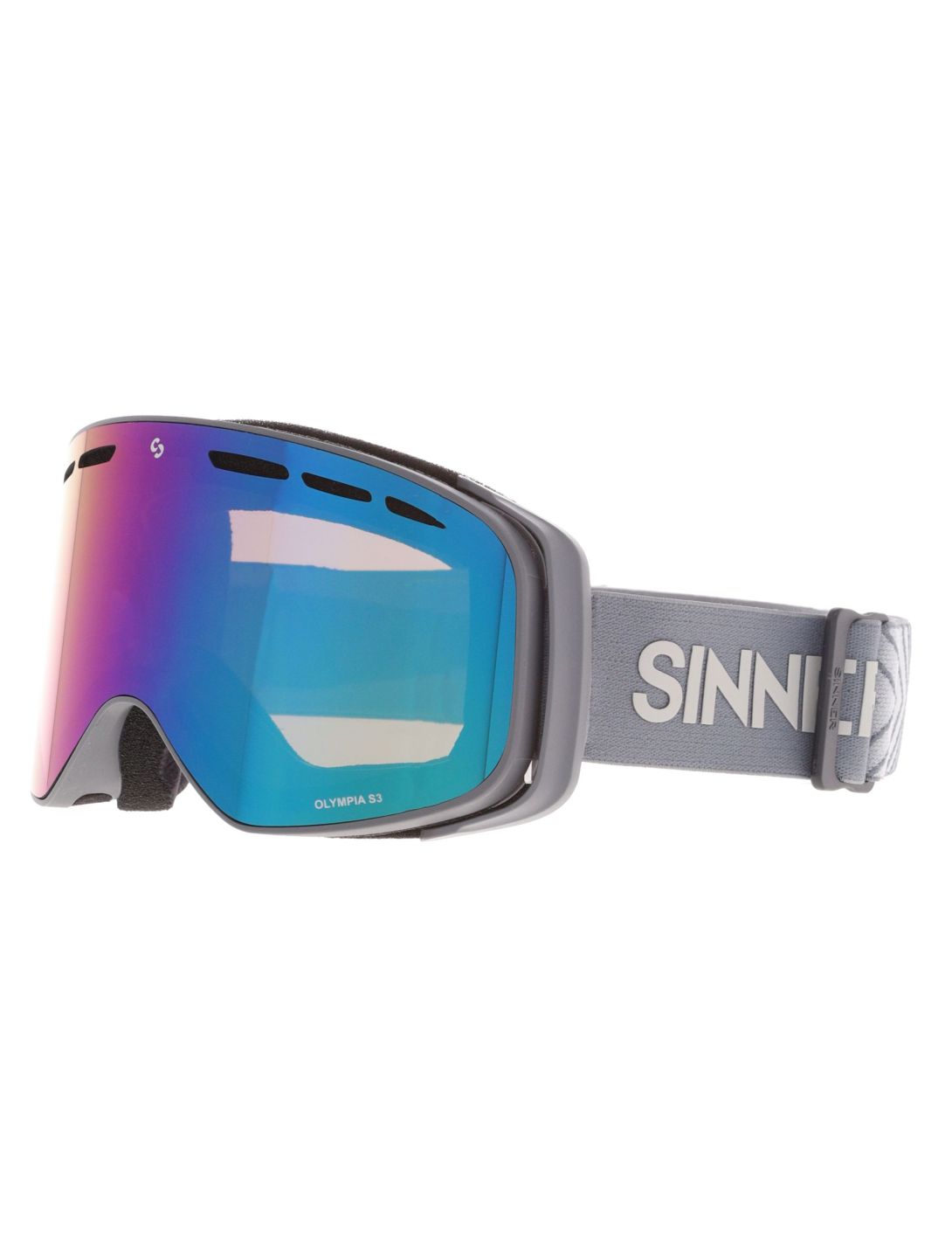 Sinner, Olympia PA Goggles unisex Matt Dark  Grey Grijs 