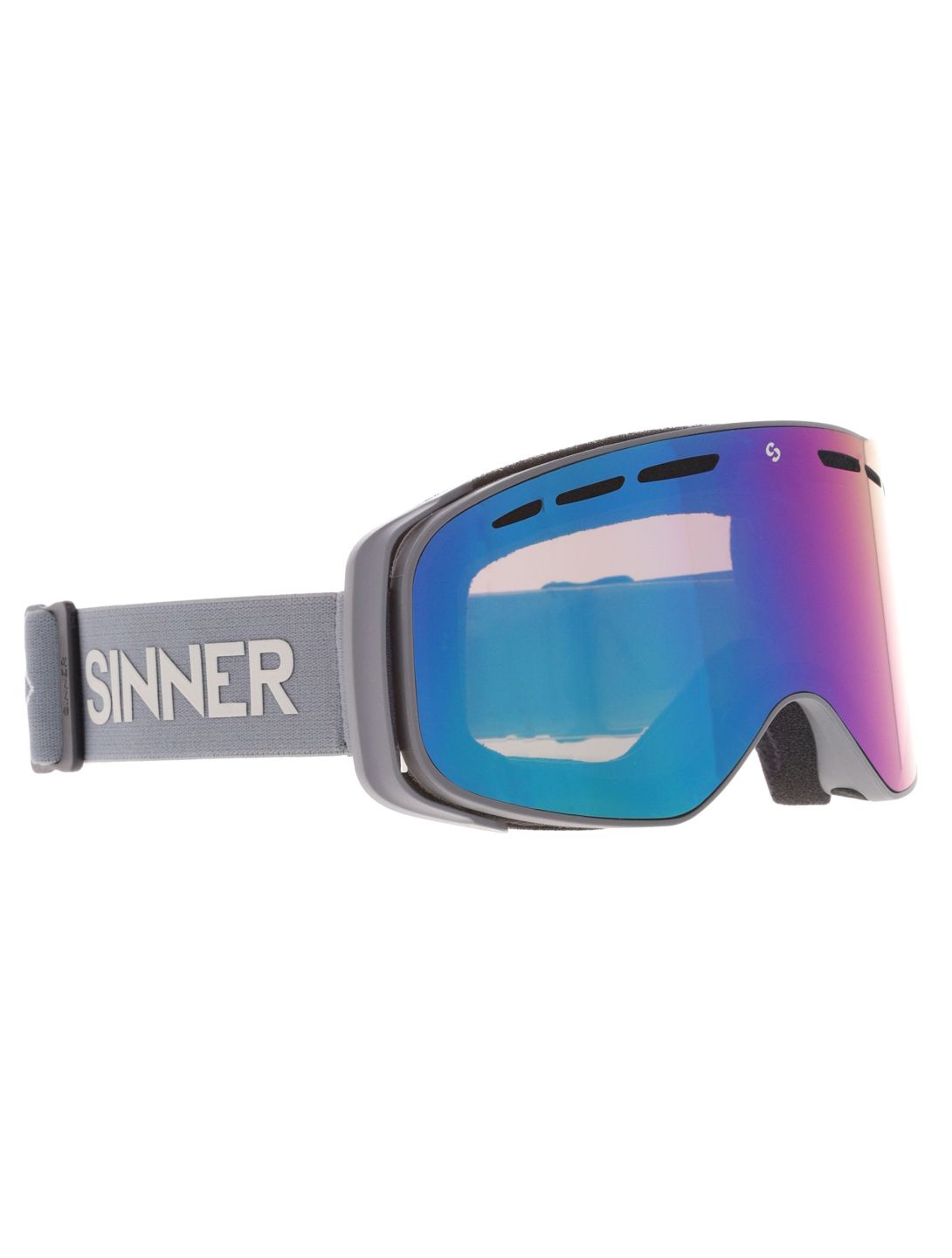 Sinner, Olympia PA Goggles unisex Matt Dark  Grey Grijs 