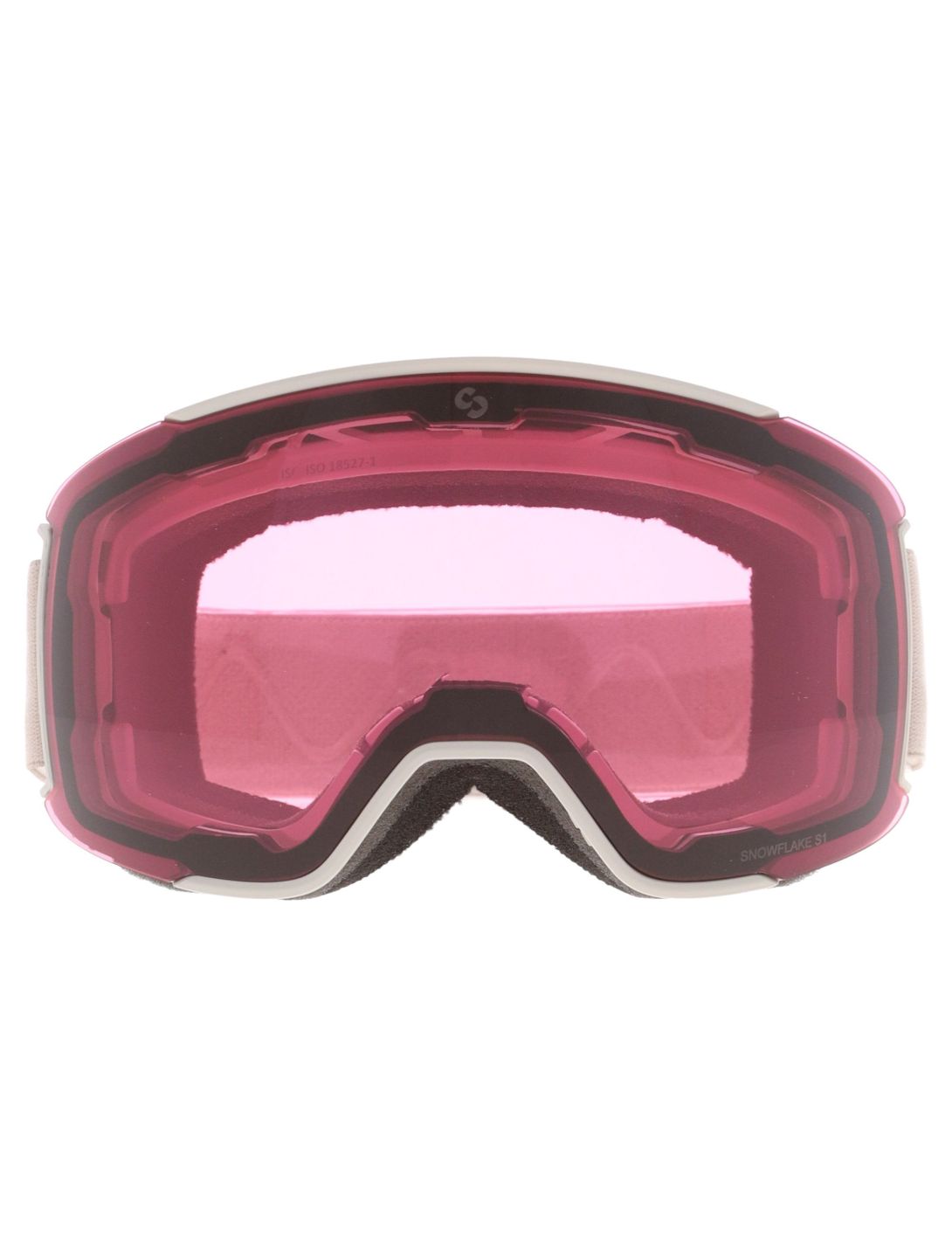 Sinner, Snowflake PA Goggles extra lens unisex Mat Light Grey Grijs 