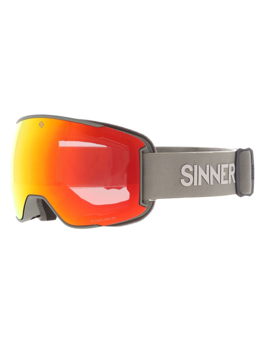 Sinner, Snowflake PA Goggles extra lens unisex Matt Moss Groen 