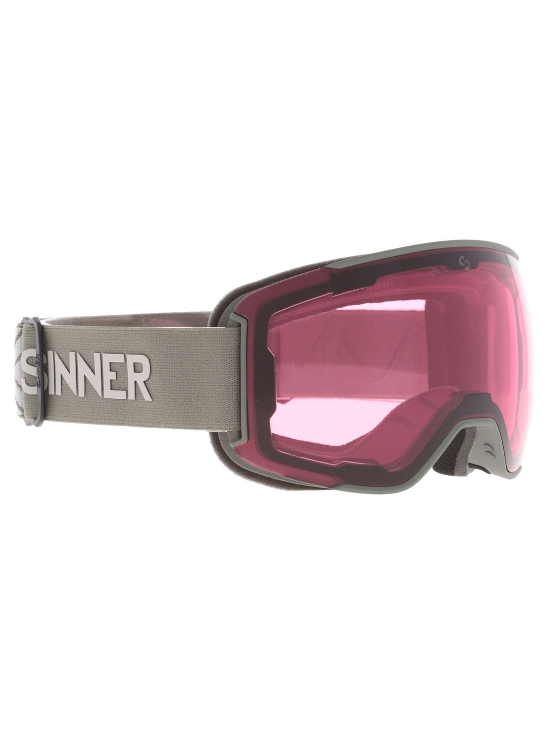 Sinner, Snowflake PA Goggles extra lens unisex Matt Moss Groen 