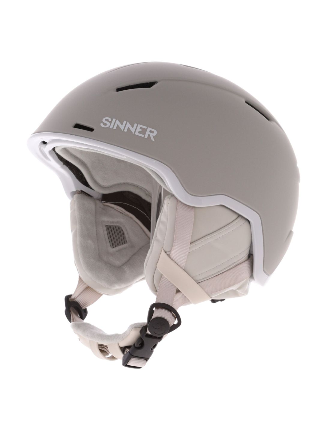 Sinner, Snowmass OB Helmen unisex Matt Light Grey Grijs 