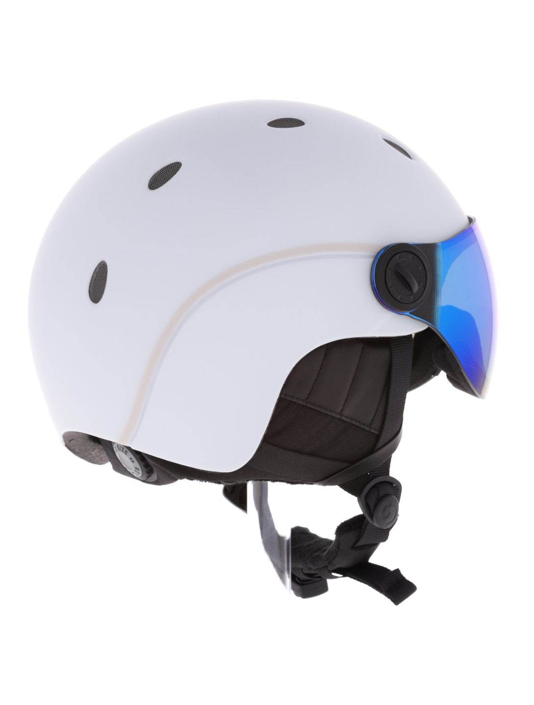 Sinner, Titan Visor skihelm met vizier unisex Matt White wit 