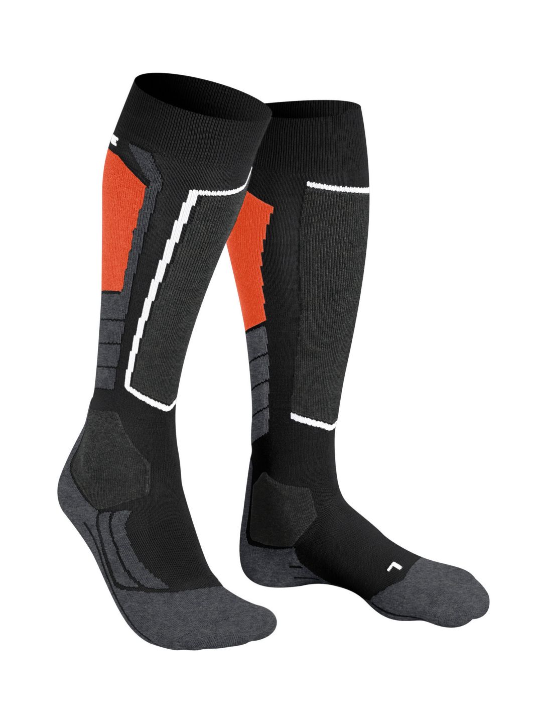 Falke, SK2 Intermediate skisokken heren Black zwart 