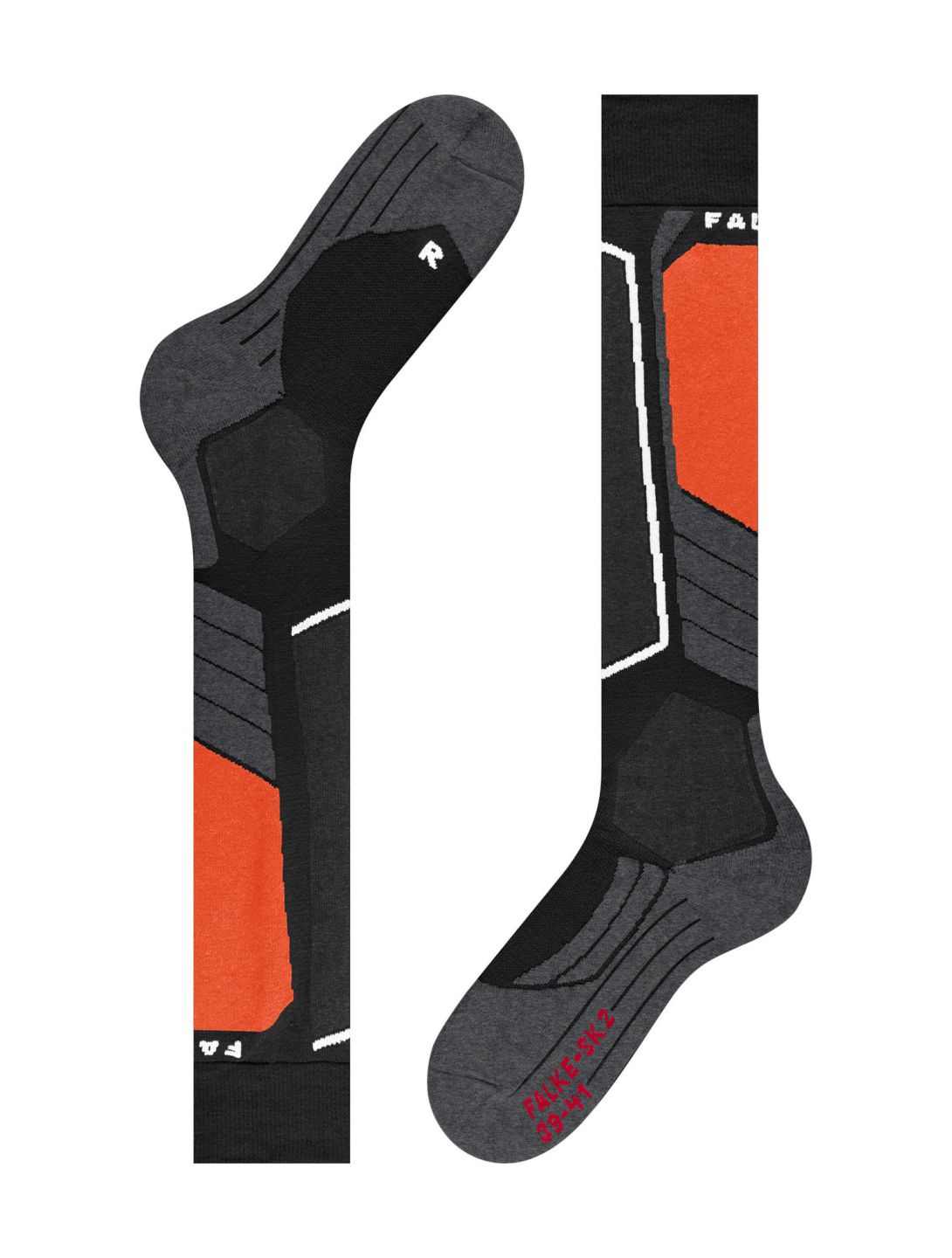 Falke, SK2 Intermediate skisokken heren Black zwart 