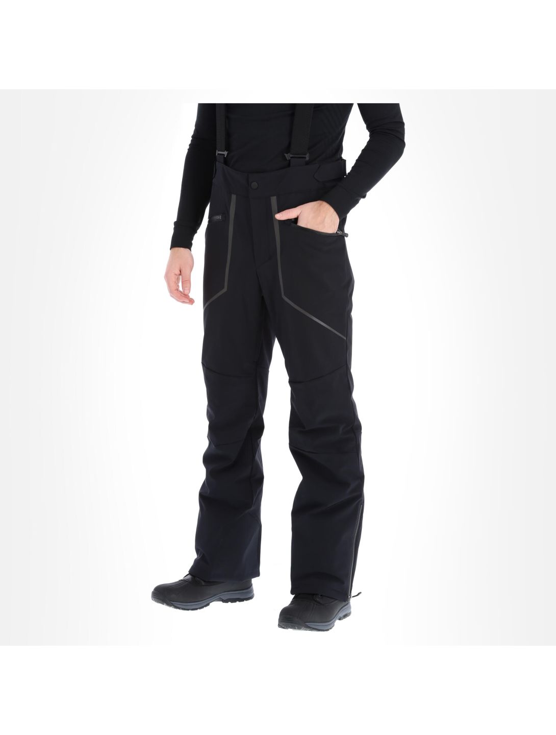 Sportalm, 943204440 softshell skibroek heren Zwart