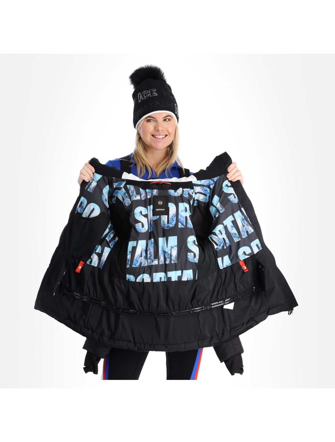 Sportalm Kitzbühel, 9820504189 ski-jas dames zwart 