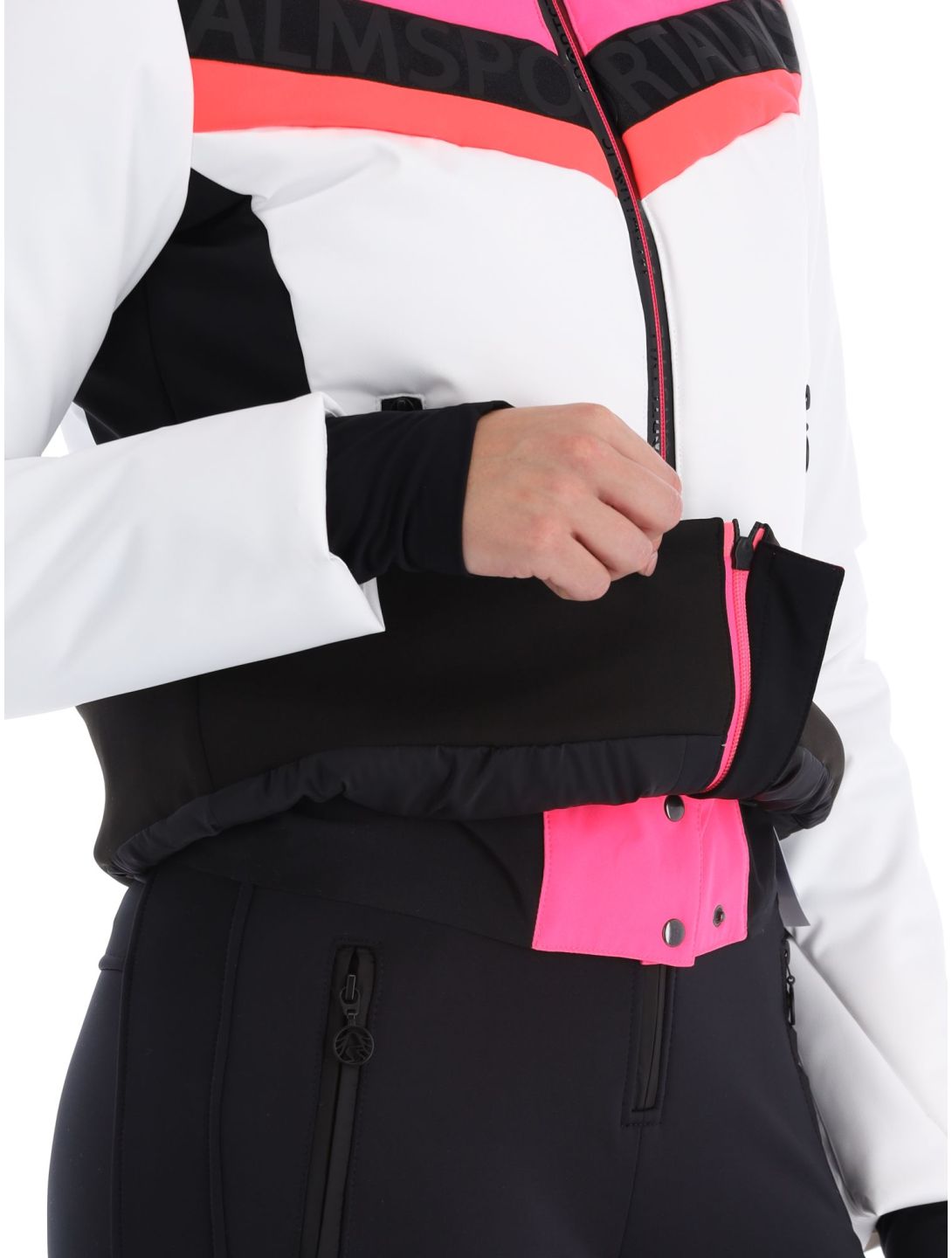 Sportalm Kitzbühel, Anniston m.Kap.o.P. ski-jas dames Optical white wit 