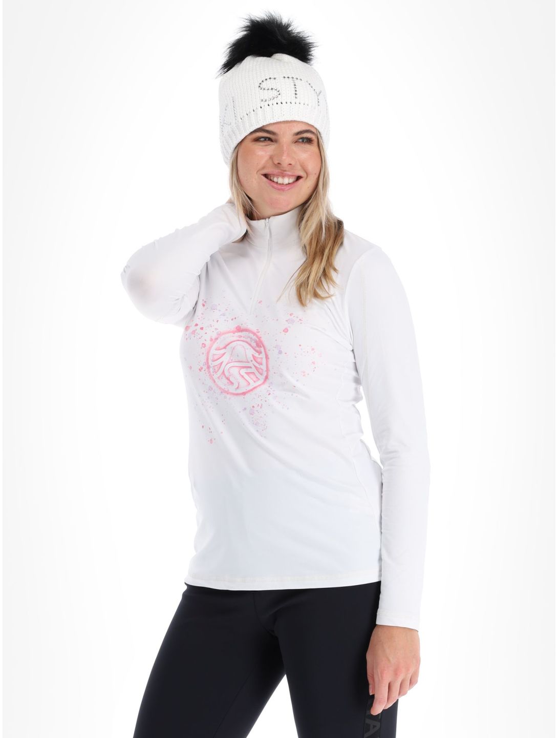 Sportalm Kitzbühel, Beth skipully dames Optical white wit 