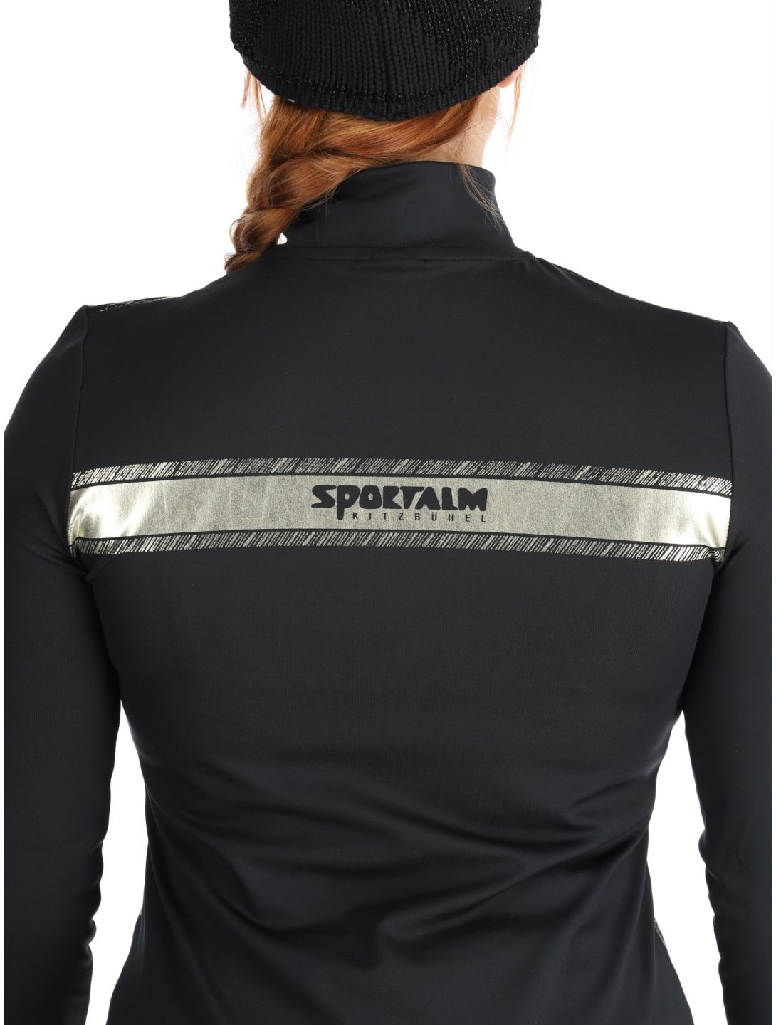 Sportalm Kitzbühel, Bormio GA Ski pully dames Black Zwart 