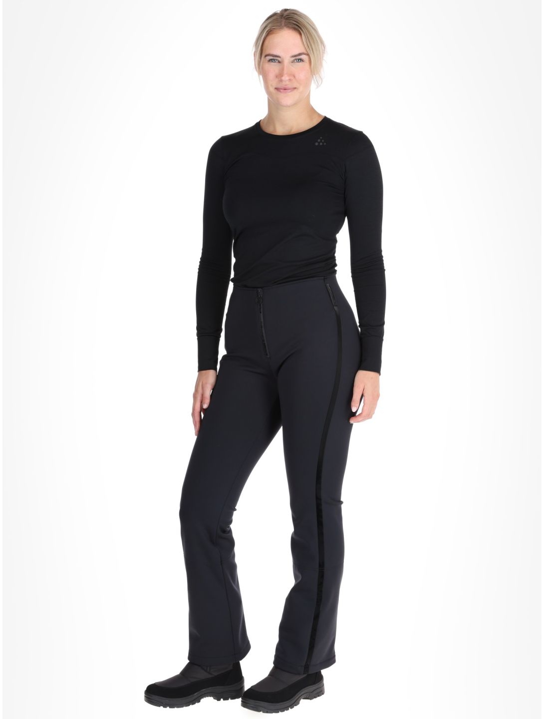 Sportalm Kitzbühel, Danica ST softshell skibroek dames Black zwart 