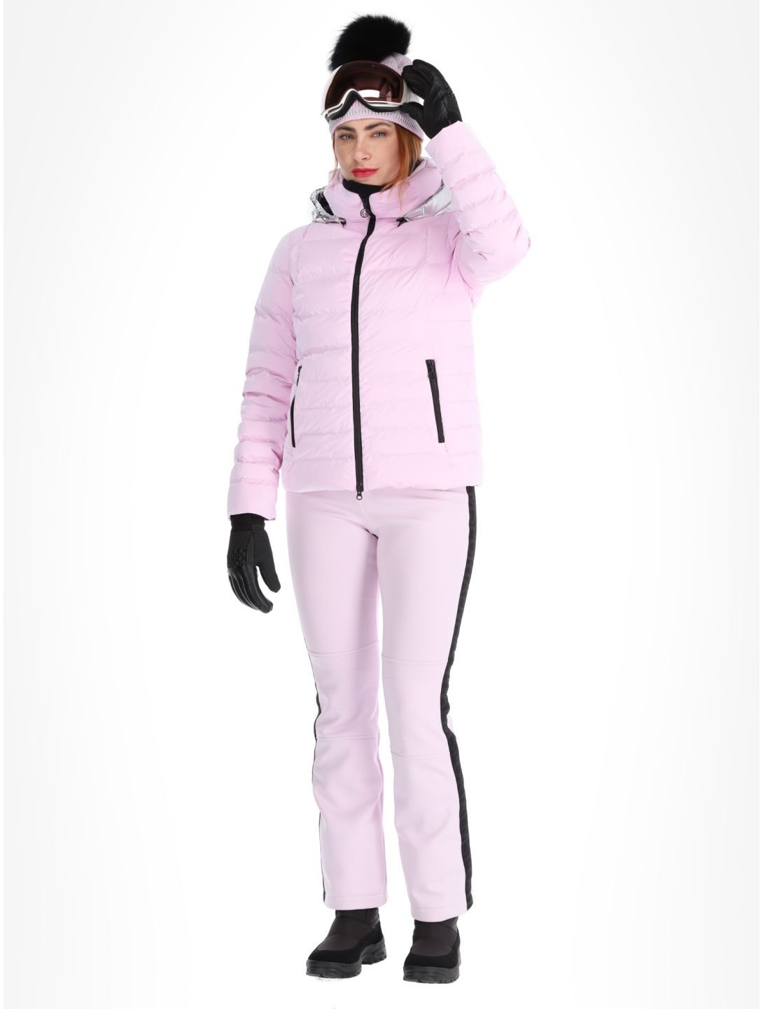 Sportalm Kitzbühel, Lissabon CH m.Kap.o.P. AA Jas gevoerd dames Chalk Pink Roze 