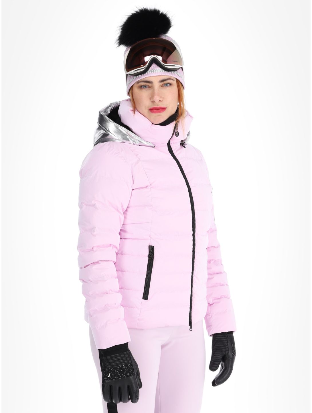 Sportalm Kitzbühel, Lissabon CH m.Kap.o.P. AA Jas gevoerd dames Chalk Pink Roze 