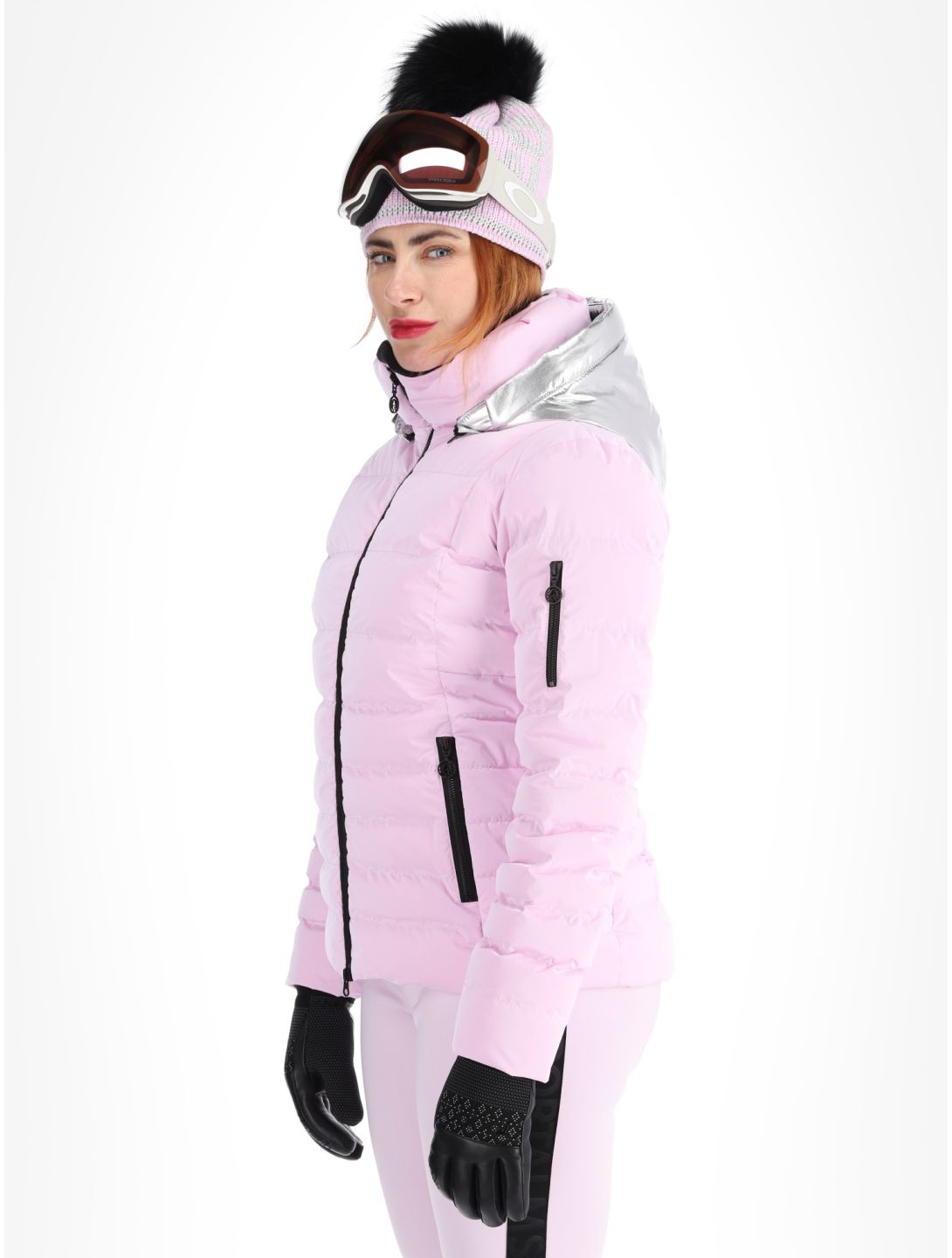 Sportalm Kitzbühel, Lissabon CH m.Kap.o.P. AA Jas gevoerd dames Chalk Pink Roze 