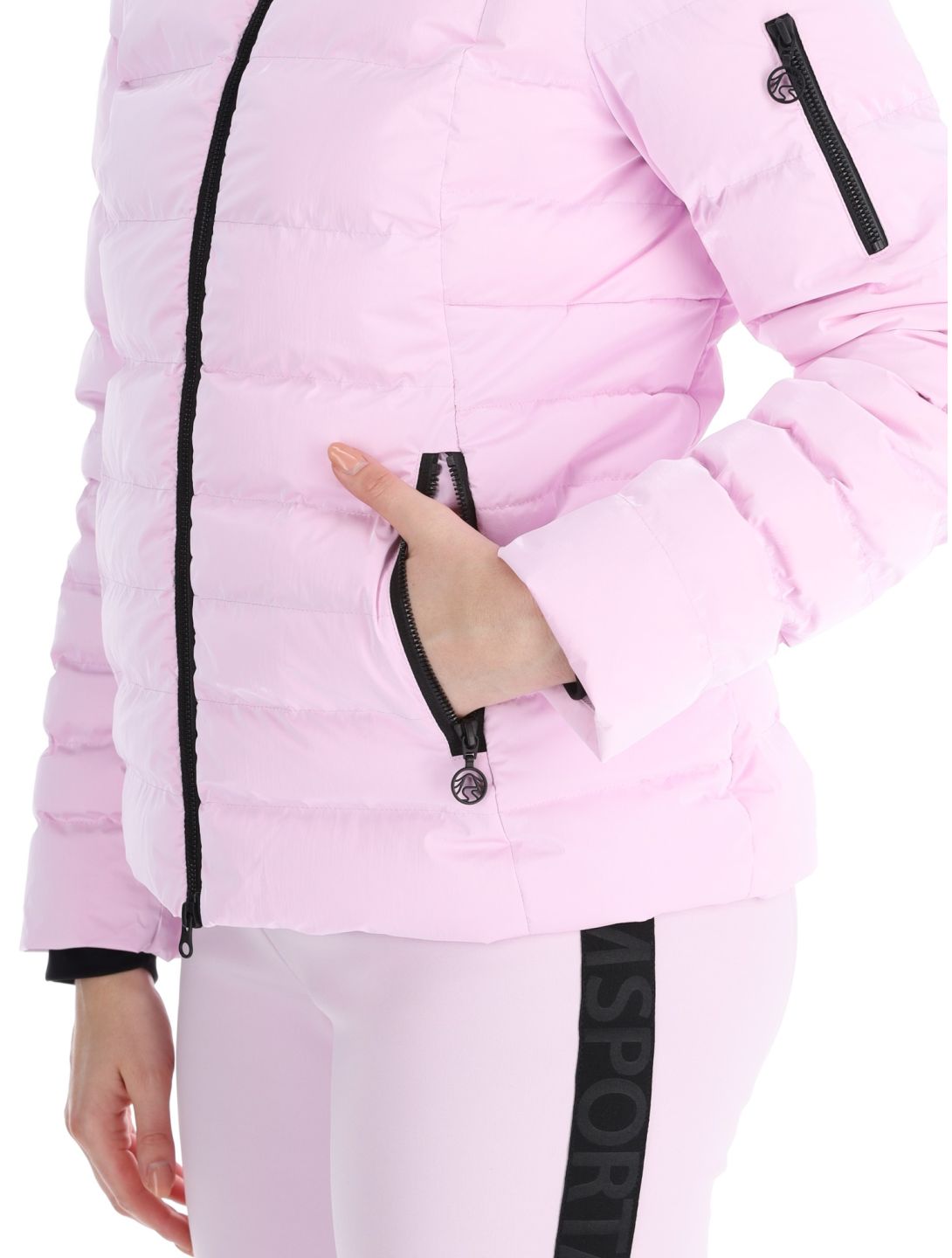 Sportalm Kitzbühel, Lissabon CH m.Kap.o.P. AA Jas gevoerd dames Chalk Pink Roze 