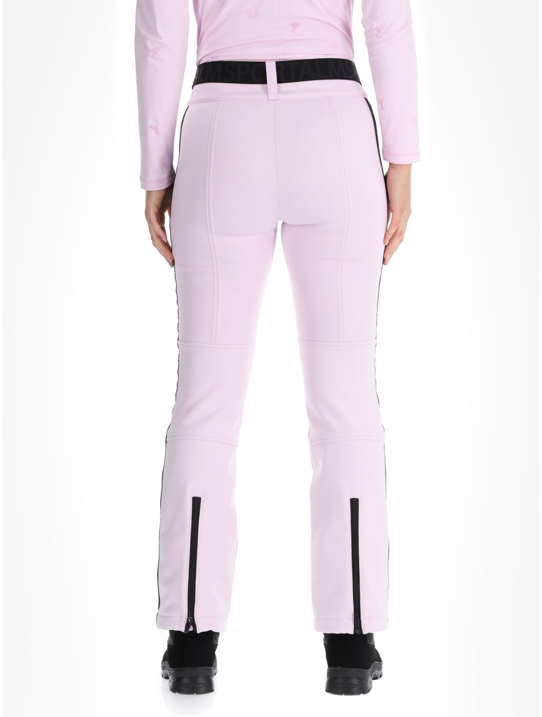 Sportalm Kitzbühel, Mayli CH BC Skibroek Softshell dames Chalk Pink Roze 