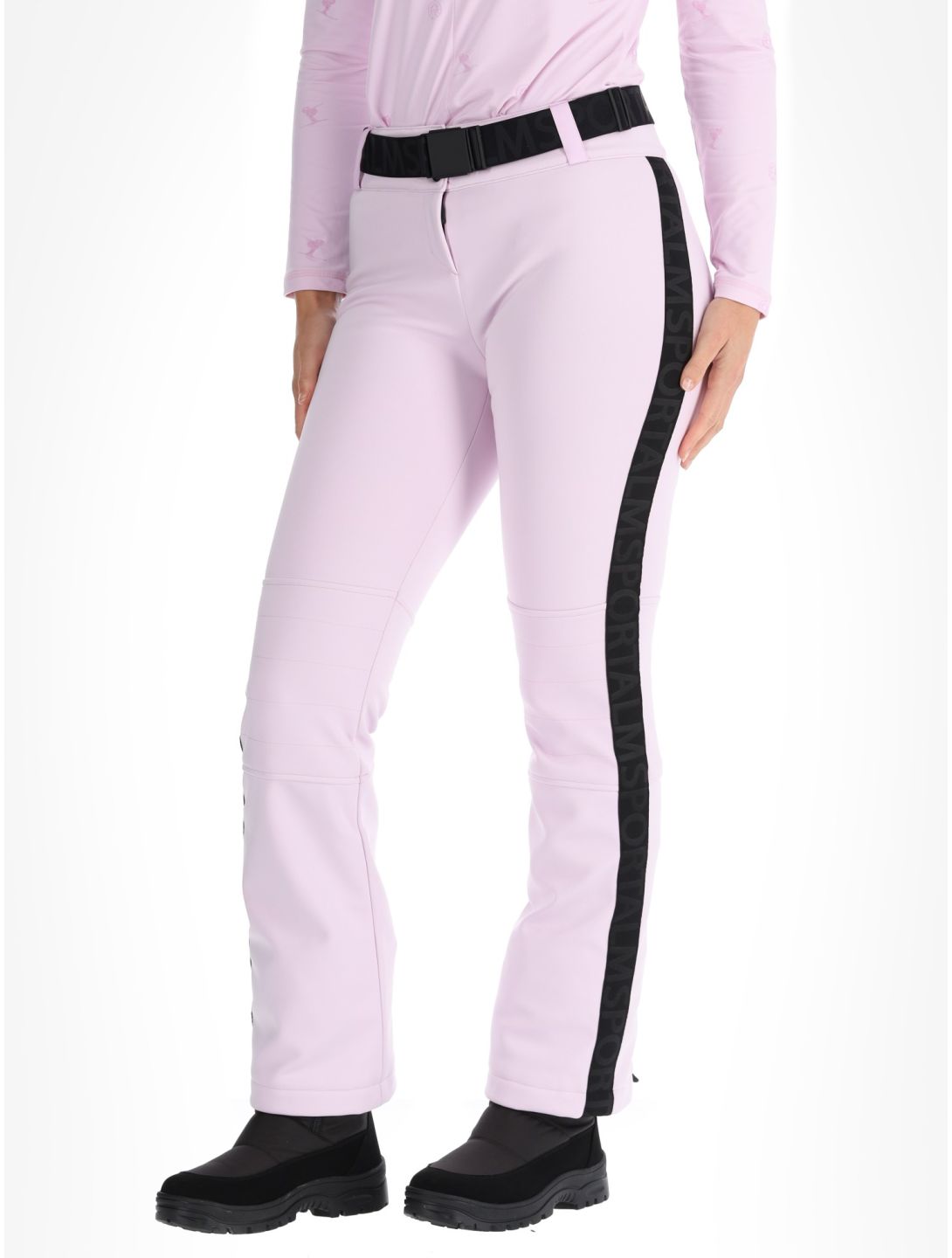 Sportalm Kitzbühel, Mayli CH BC Skibroek Softshell dames Chalk Pink Roze 