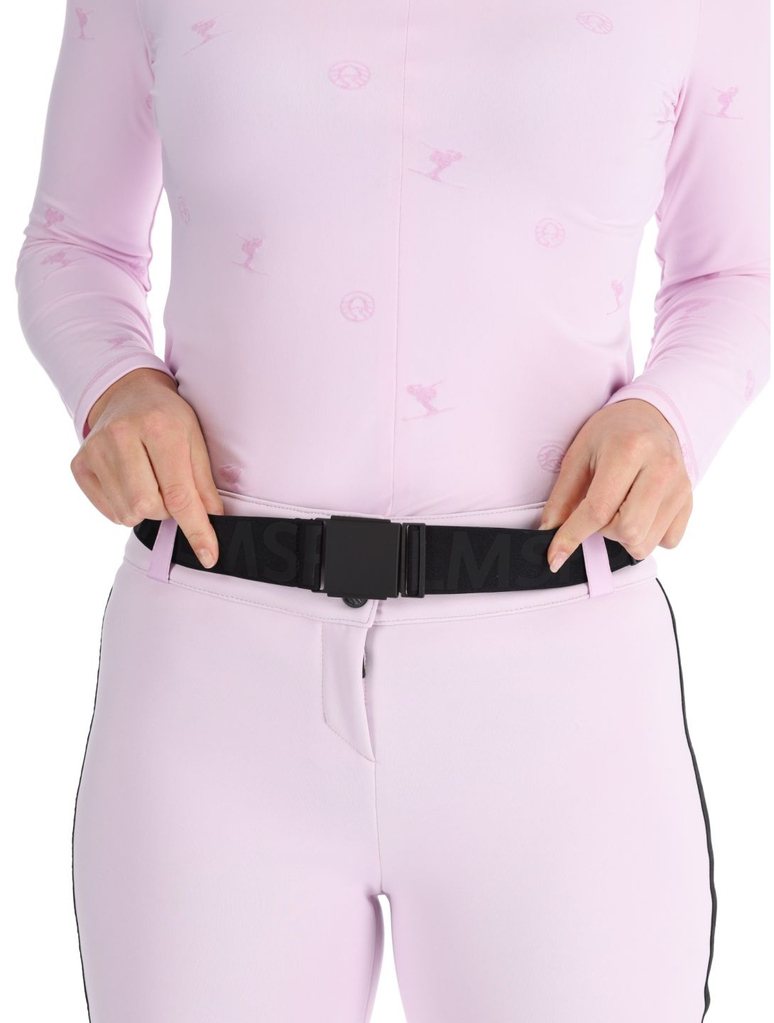 Sportalm Kitzbühel, Mayli CH BC Skibroek Softshell dames Chalk Pink Roze 