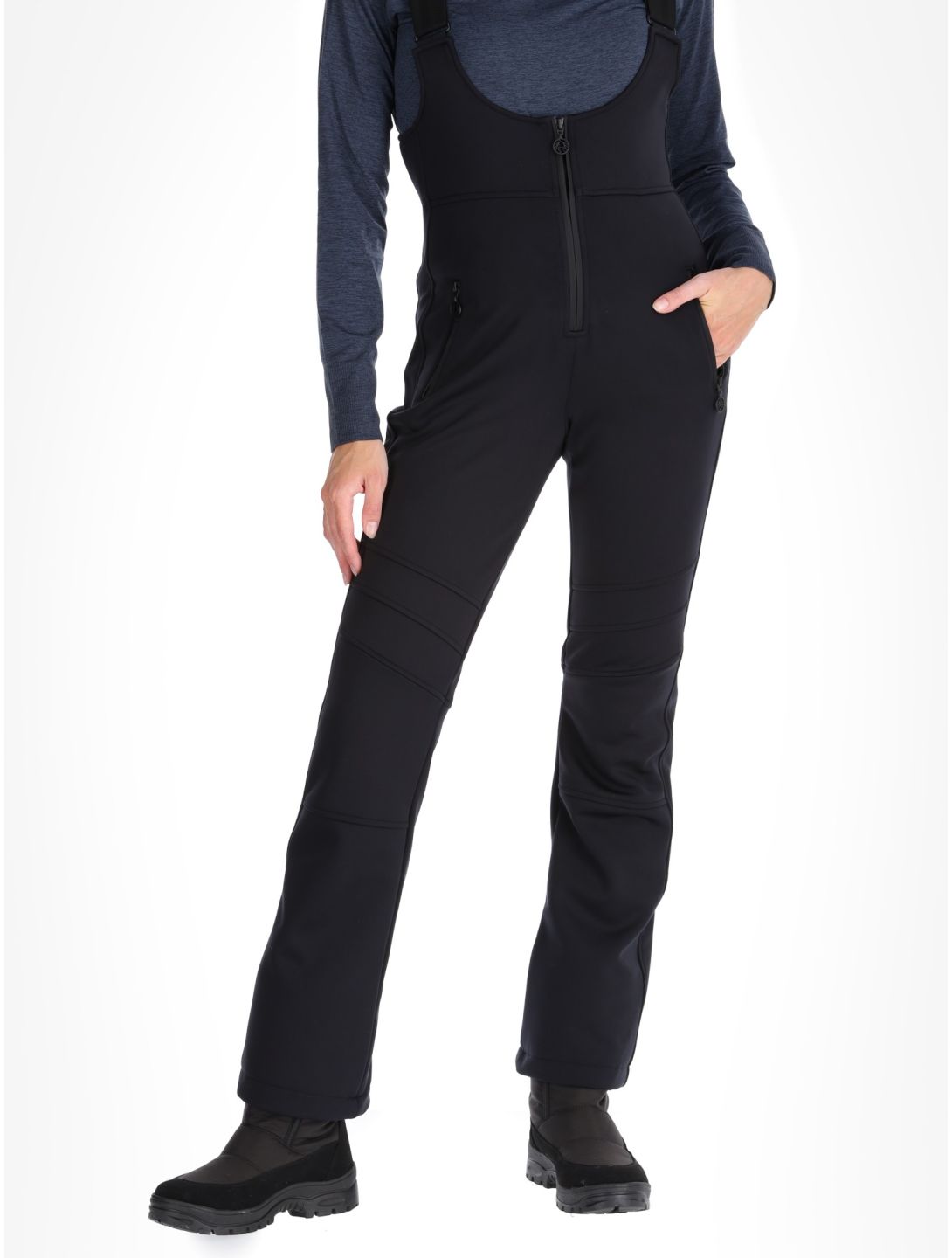 Sportalm Kitzbühel, Venus softshell skibroek dames Black zwart 