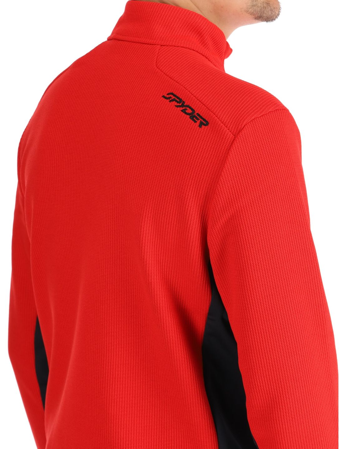 Spyder, Bandit 1/2 Zip skipully heren Spyder Red rood 